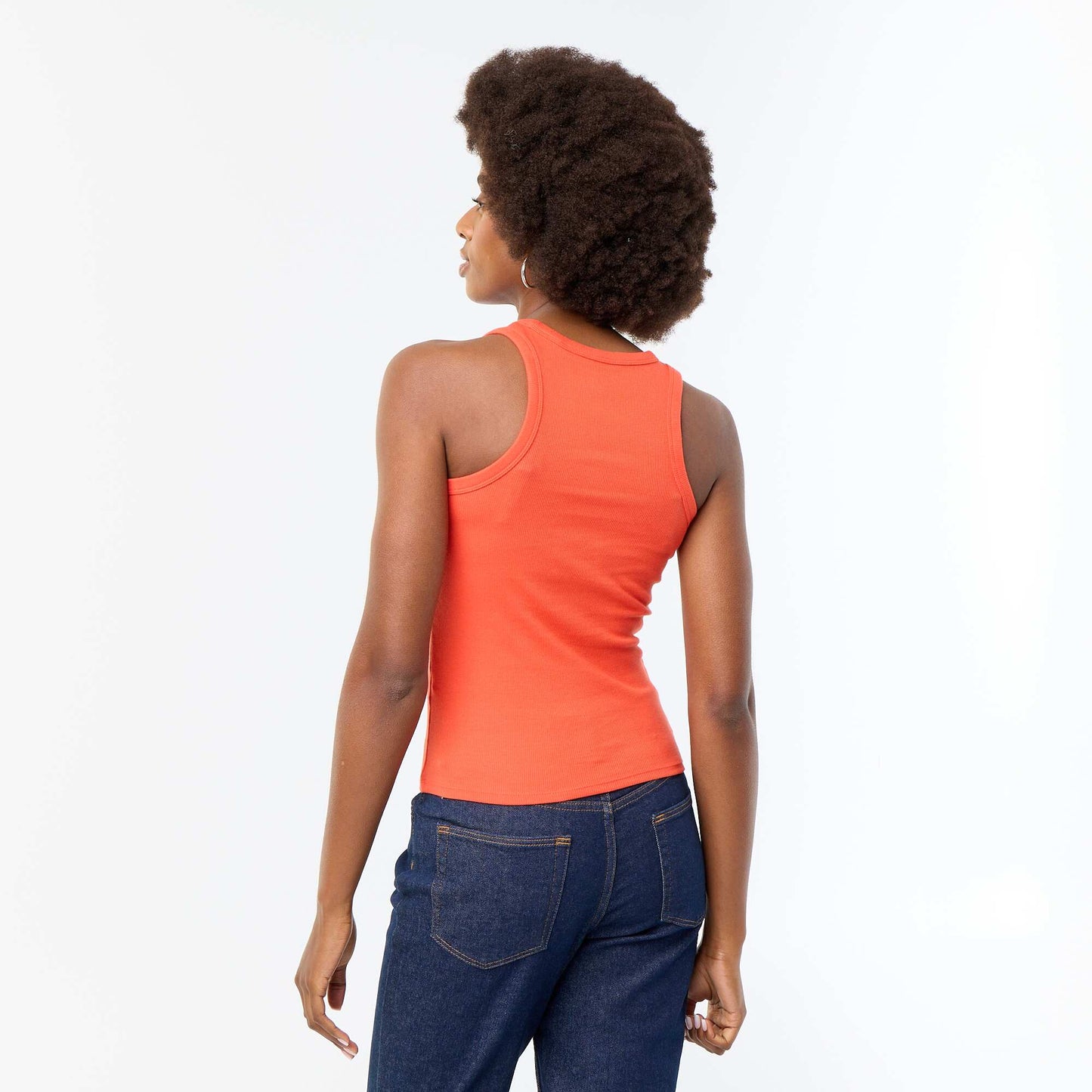 Sleeveless Tank Top with American Armholes RED