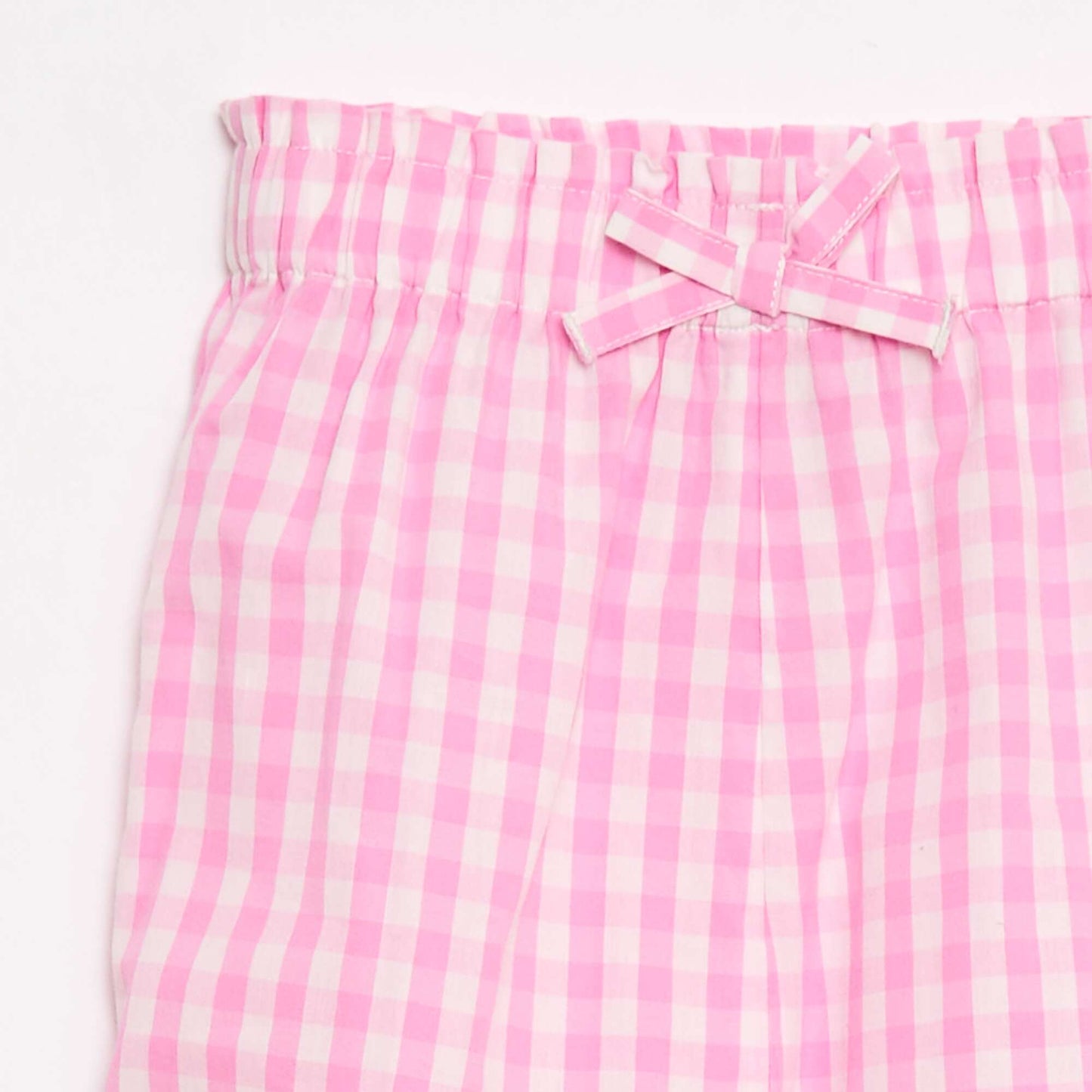 ვარდისფერი ბამბის ბამბის ვარდისფერი პოპლინის შარვალი