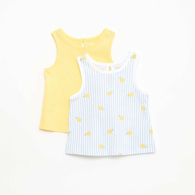 ზედა კომპლექტი - 2 ცალი ლურჯი