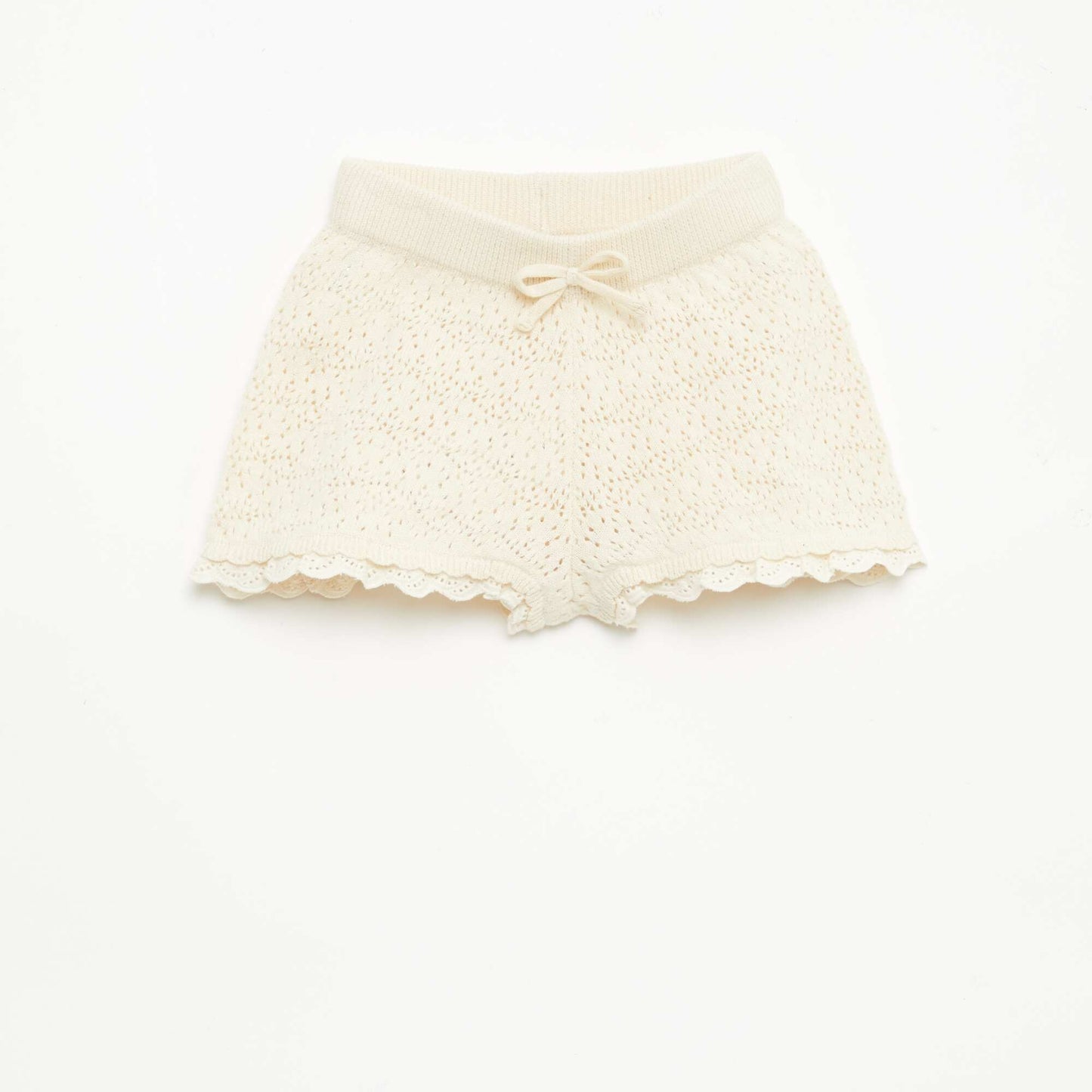 Knitted Shorts WHITE