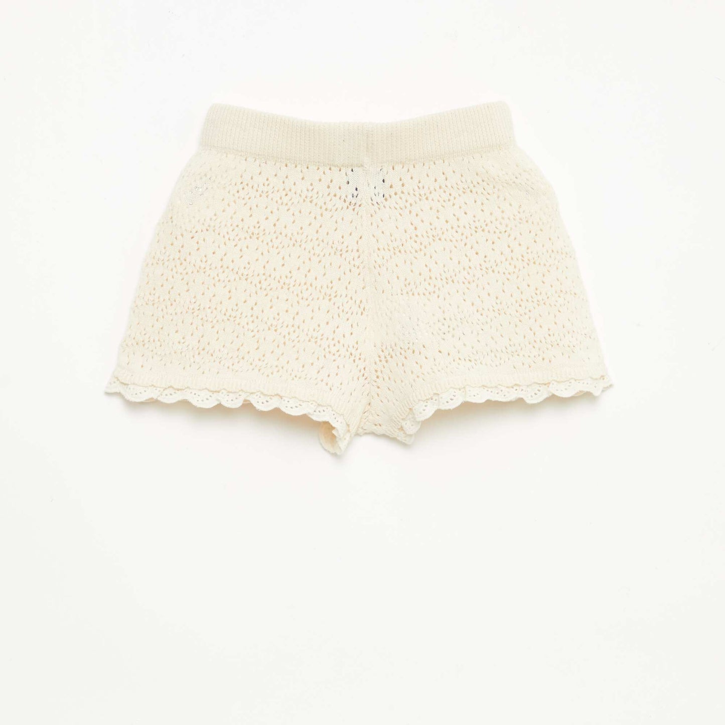 Knitted Shorts WHITE