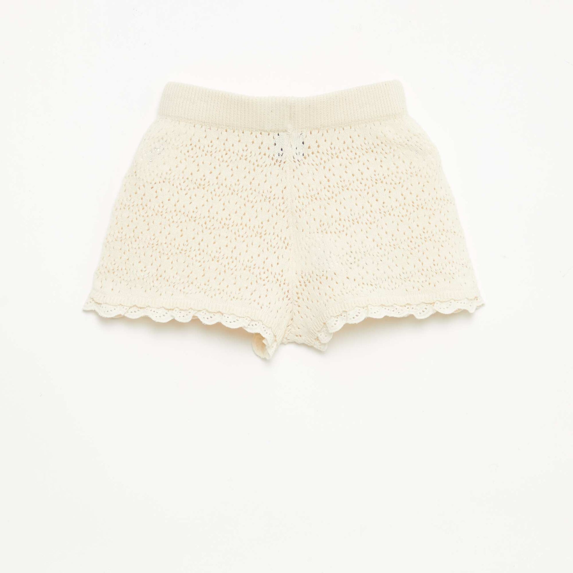 Knitted Shorts WHITE