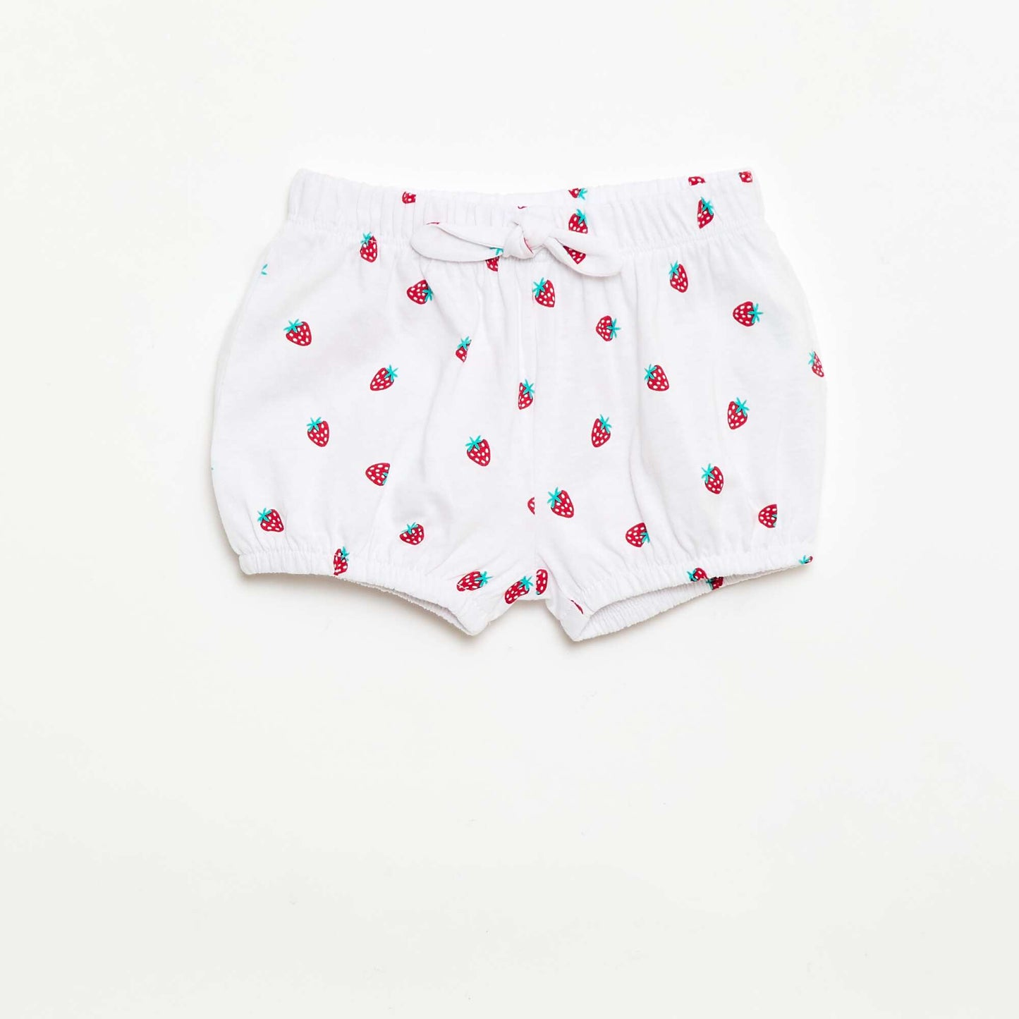 2-შეკვრა შორტი დეკორატიული ბაფთებით თეთრი