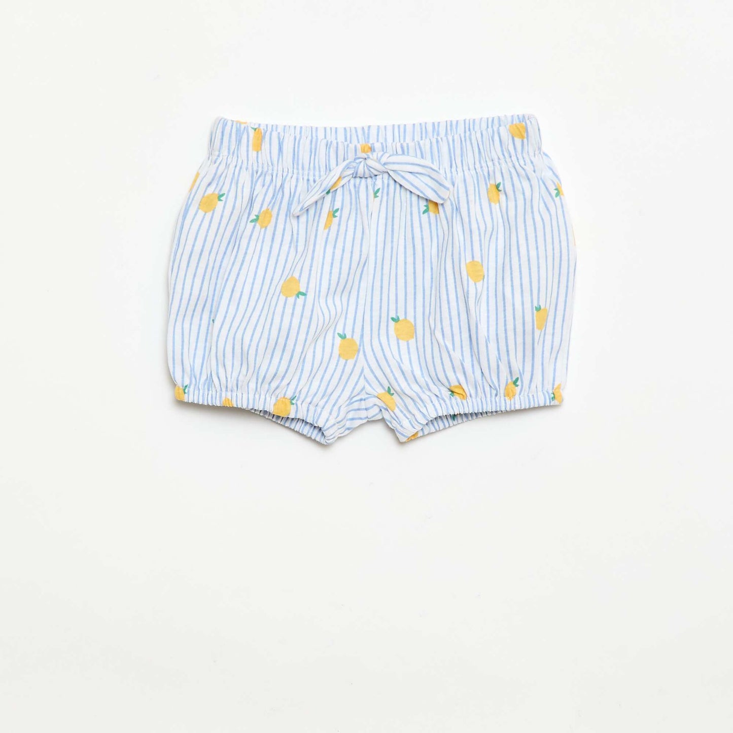 2-შეკვრა შორტი დეკორატიული ბაფთებით ლურჯი