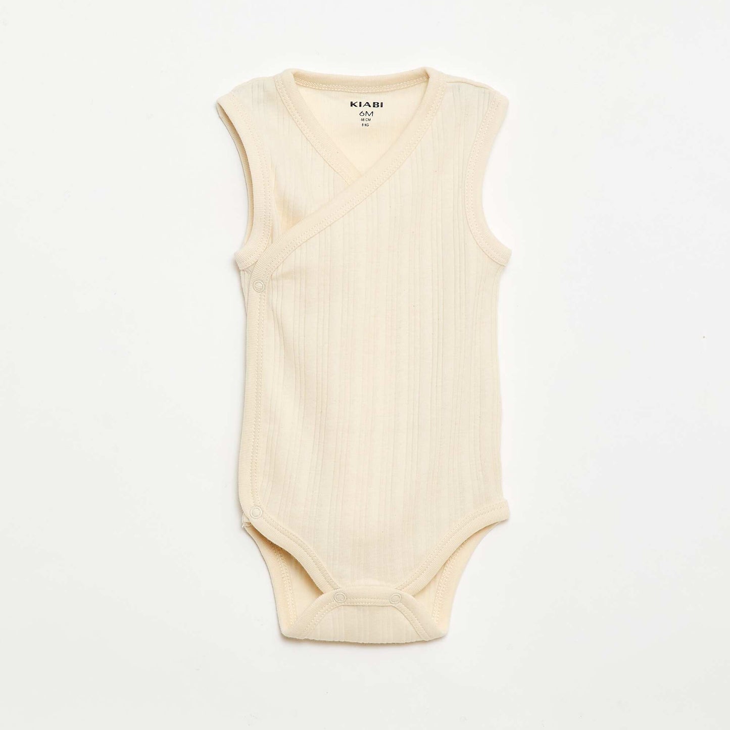 3 ცალიანი შეფუთვა ვერტიკალურ ღარიანი ბოდეები თეთრი