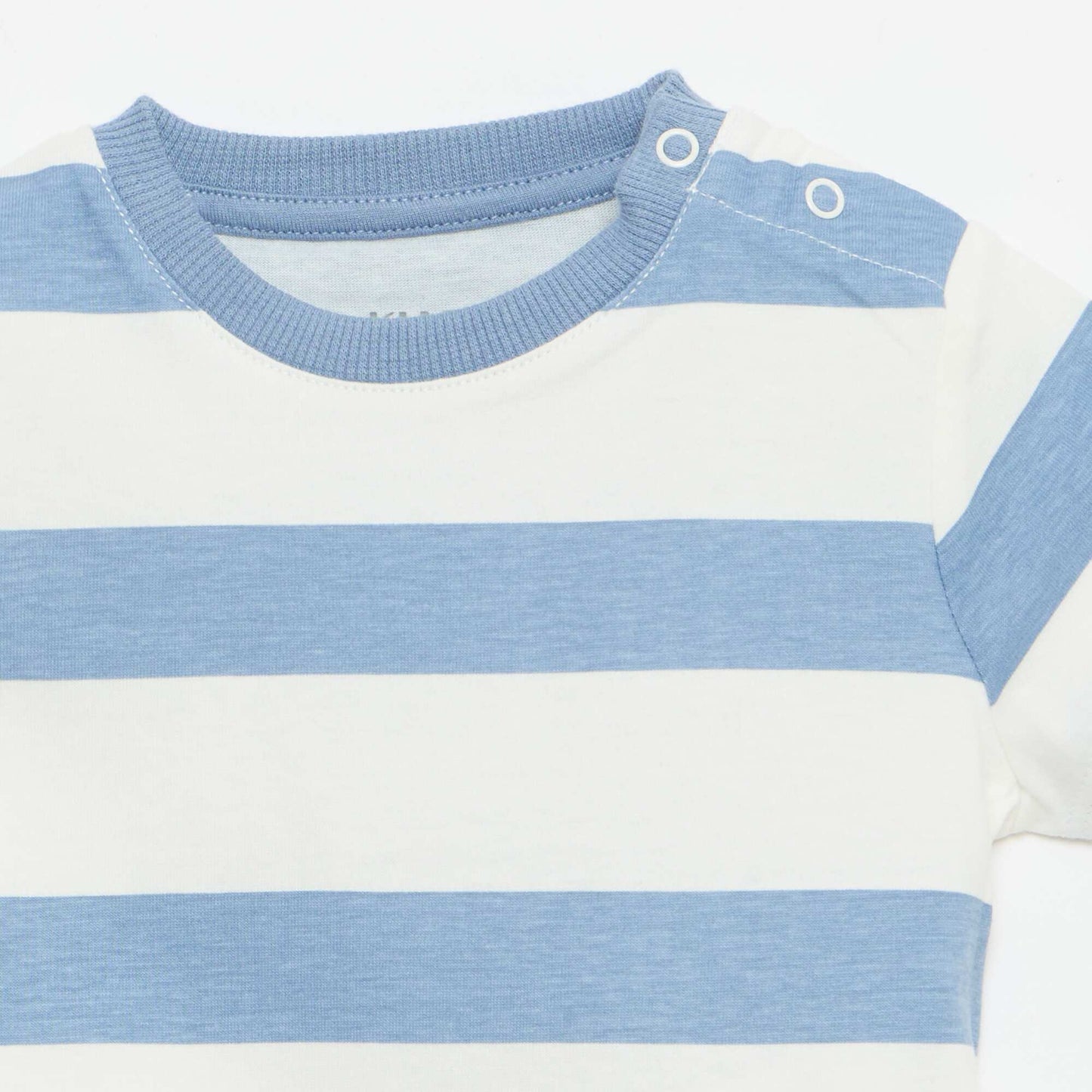 Plain Cotton Jersey T-shirt BLUE
