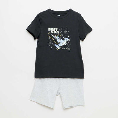 Long 'Star Wars' Pajama Set - 2-Piece GREY