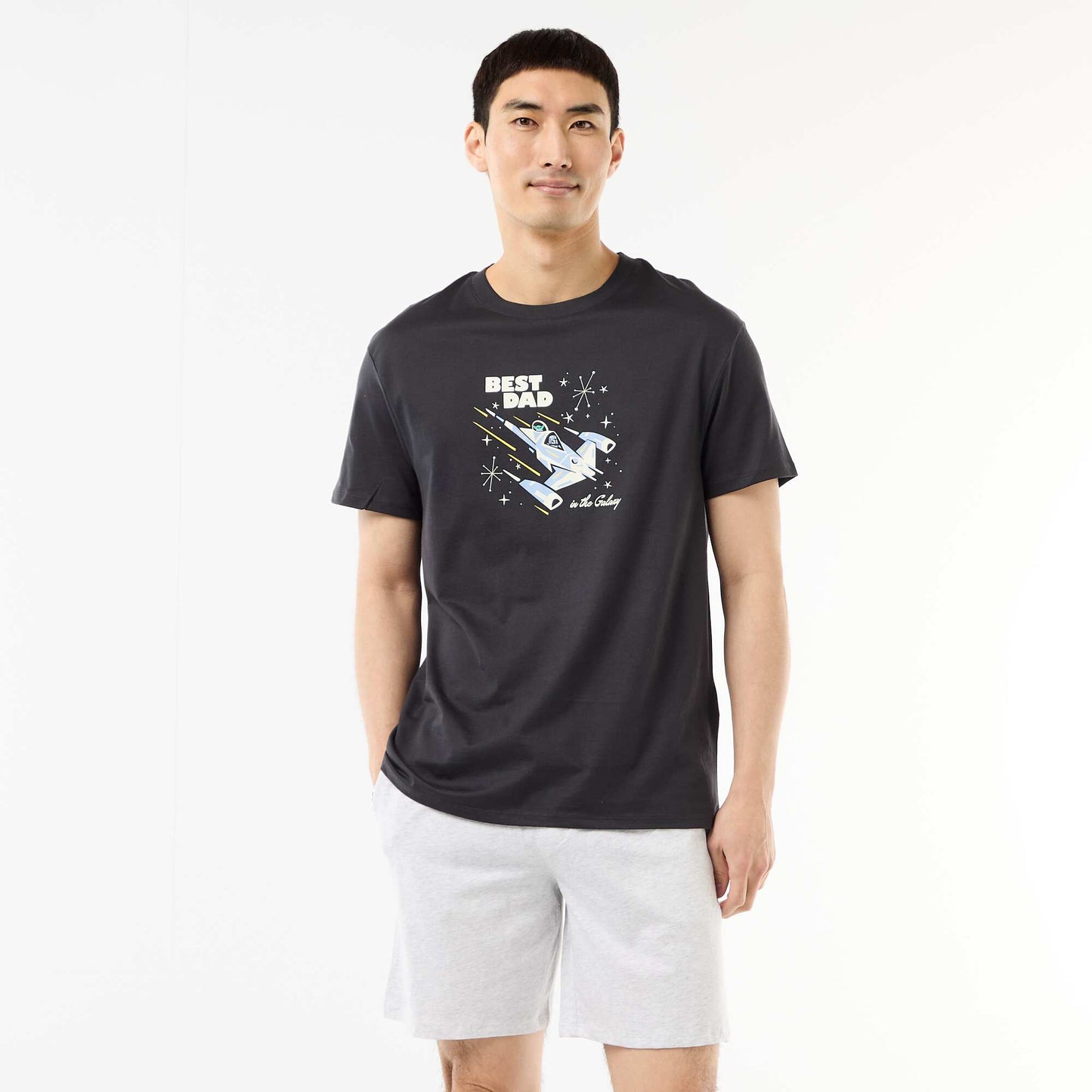 Men's 'Star Wars' Short Pajama Set - 2 Pieces BLACK
