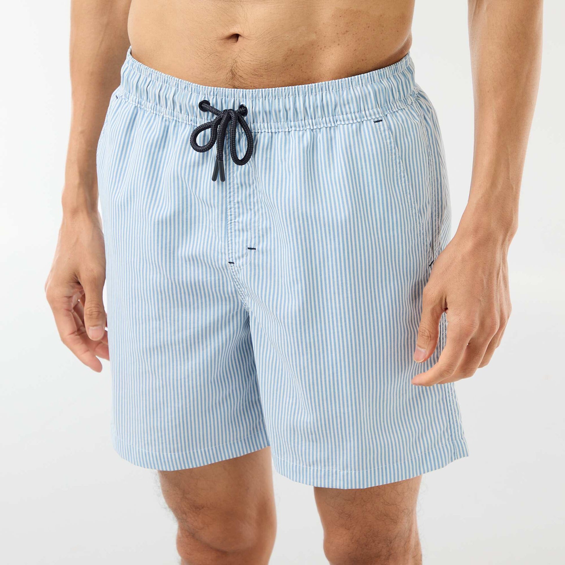 Striped Swim Shorts BLUE