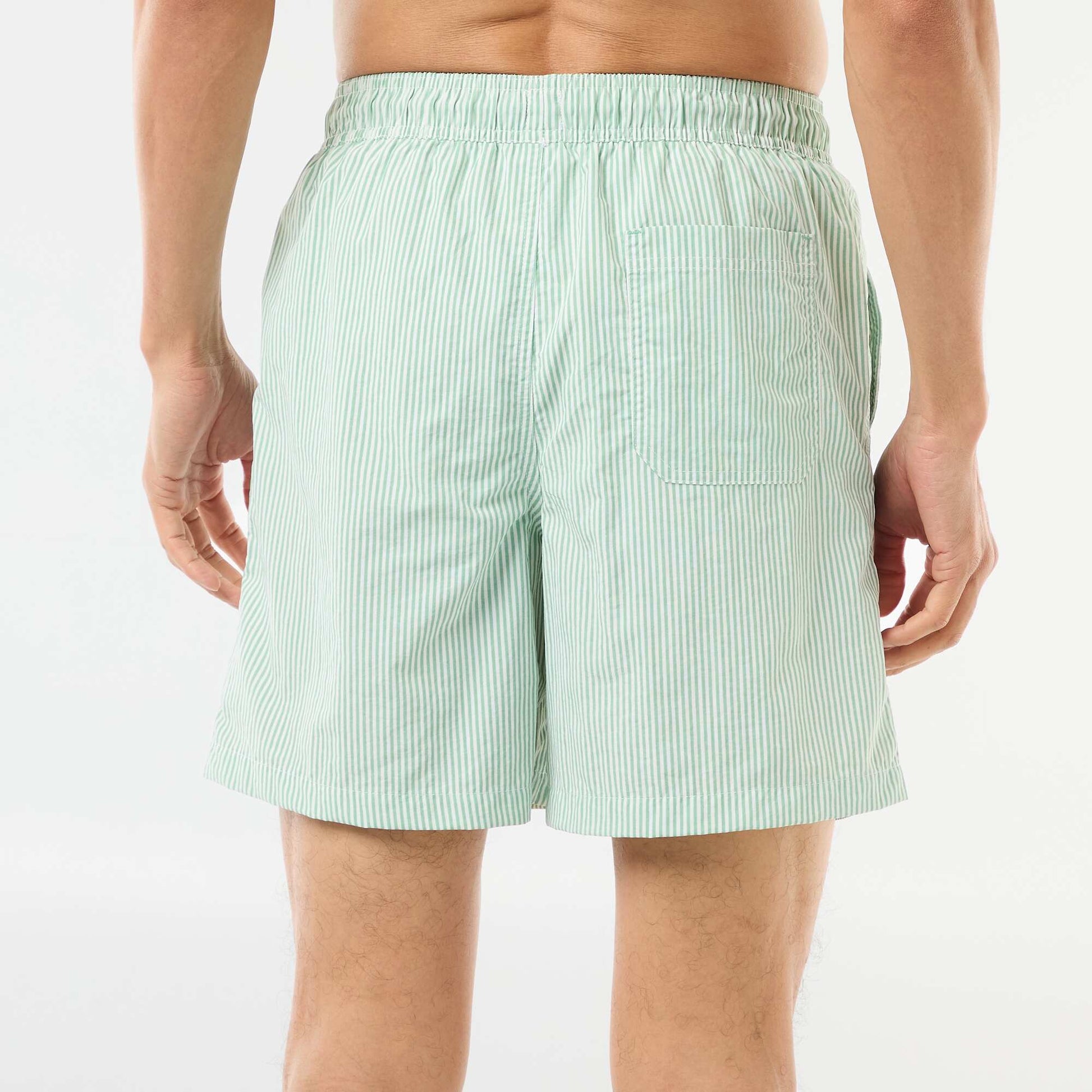 Striped Swim Shorts GREEN