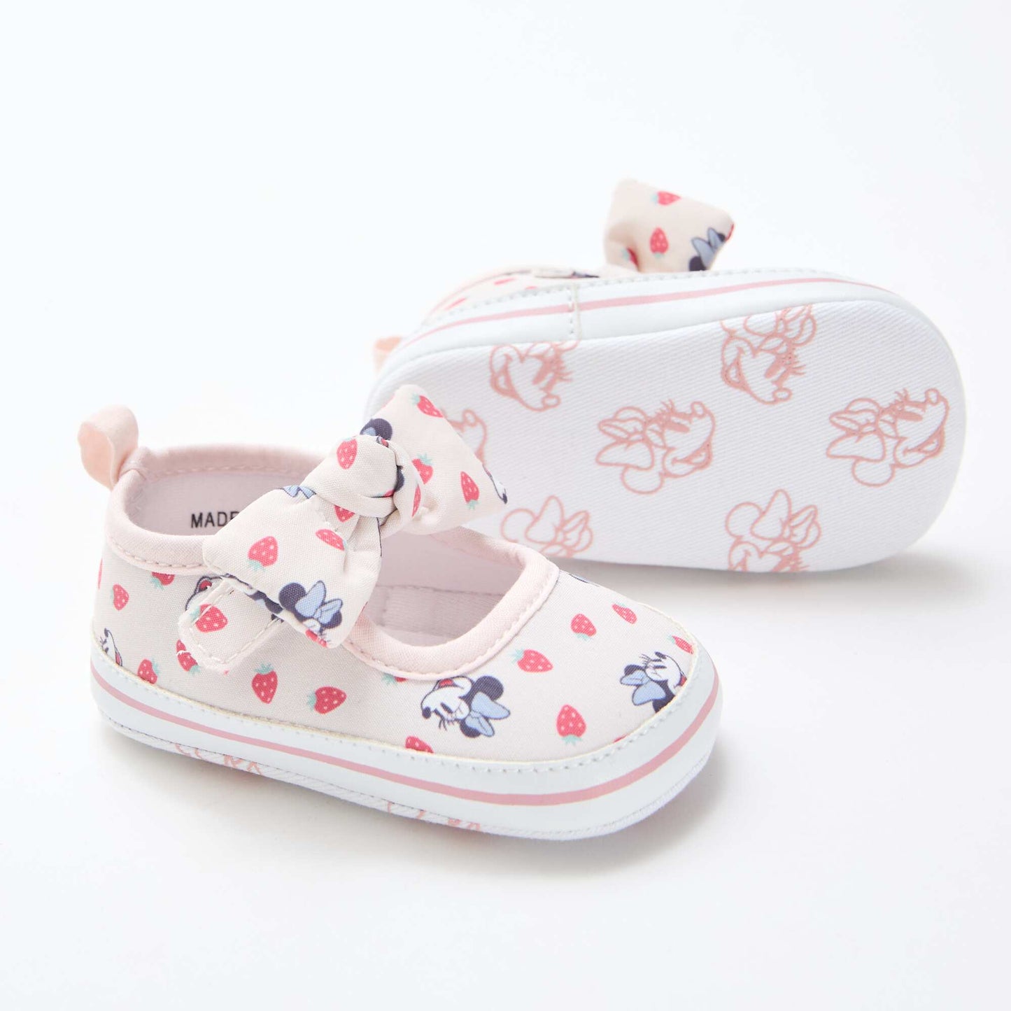 Disney Ballerina Shoes with Hook-and-Loop Fastener PALE PINK