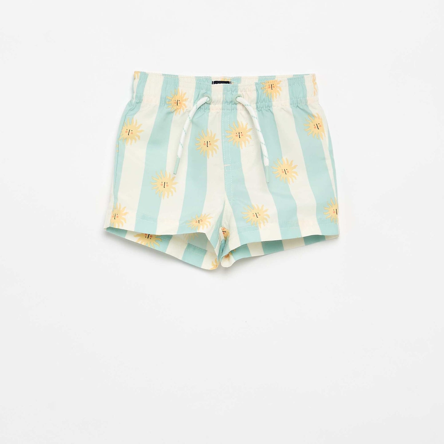 Patterned Swim Shorts BLUE