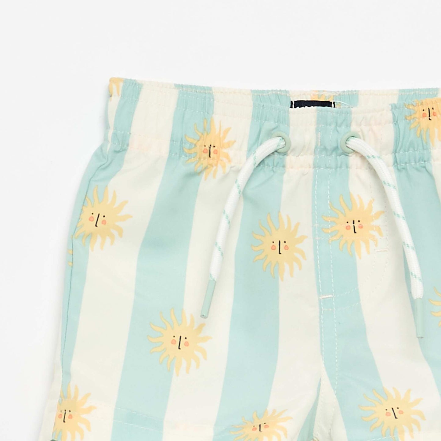 Patterned Swim Shorts BLUE