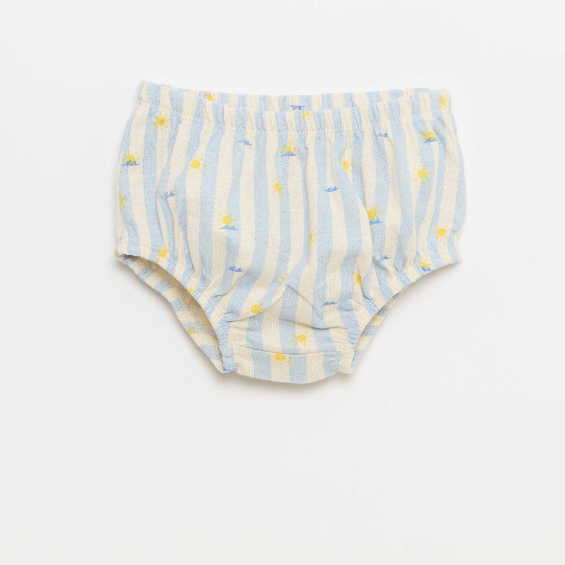 2 ნაწილიანი კომპლექტი - ბოდე + შორტი ლურჯი