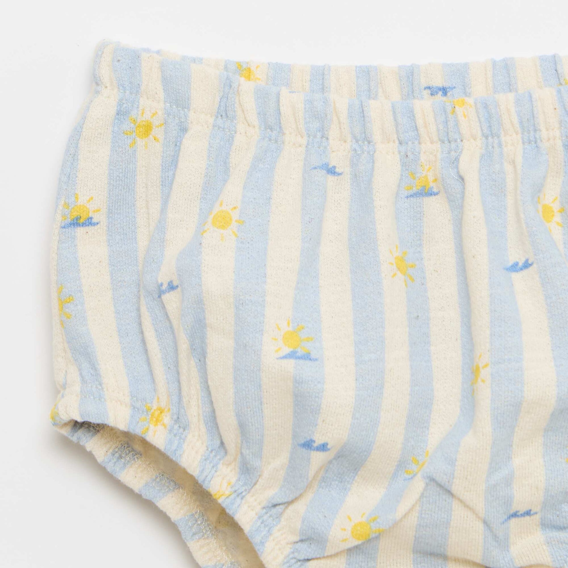 2 ნაწილიანი კომპლექტი - ბოდე + შორტი ლურჯი