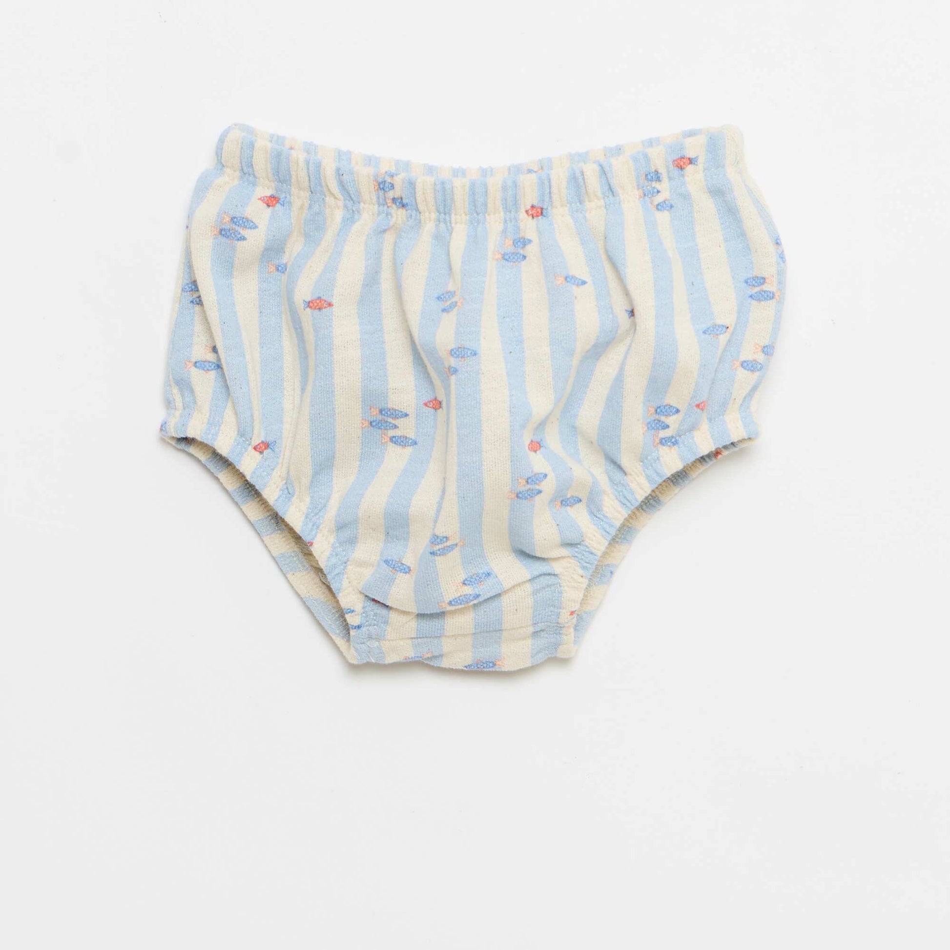 2 ნაწილიანი კომპლექტი - ბოდე + შორტი ლურჯი