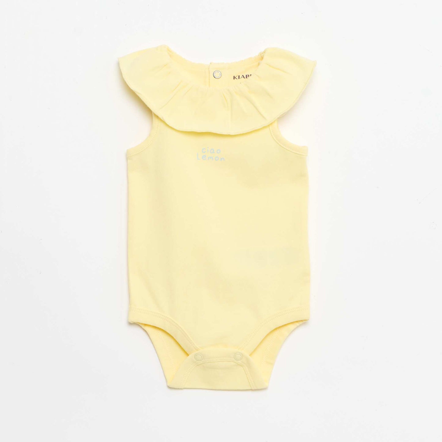 2-ნაწილიანი ბოდე + შორტების კომპლექტი ყვითელი