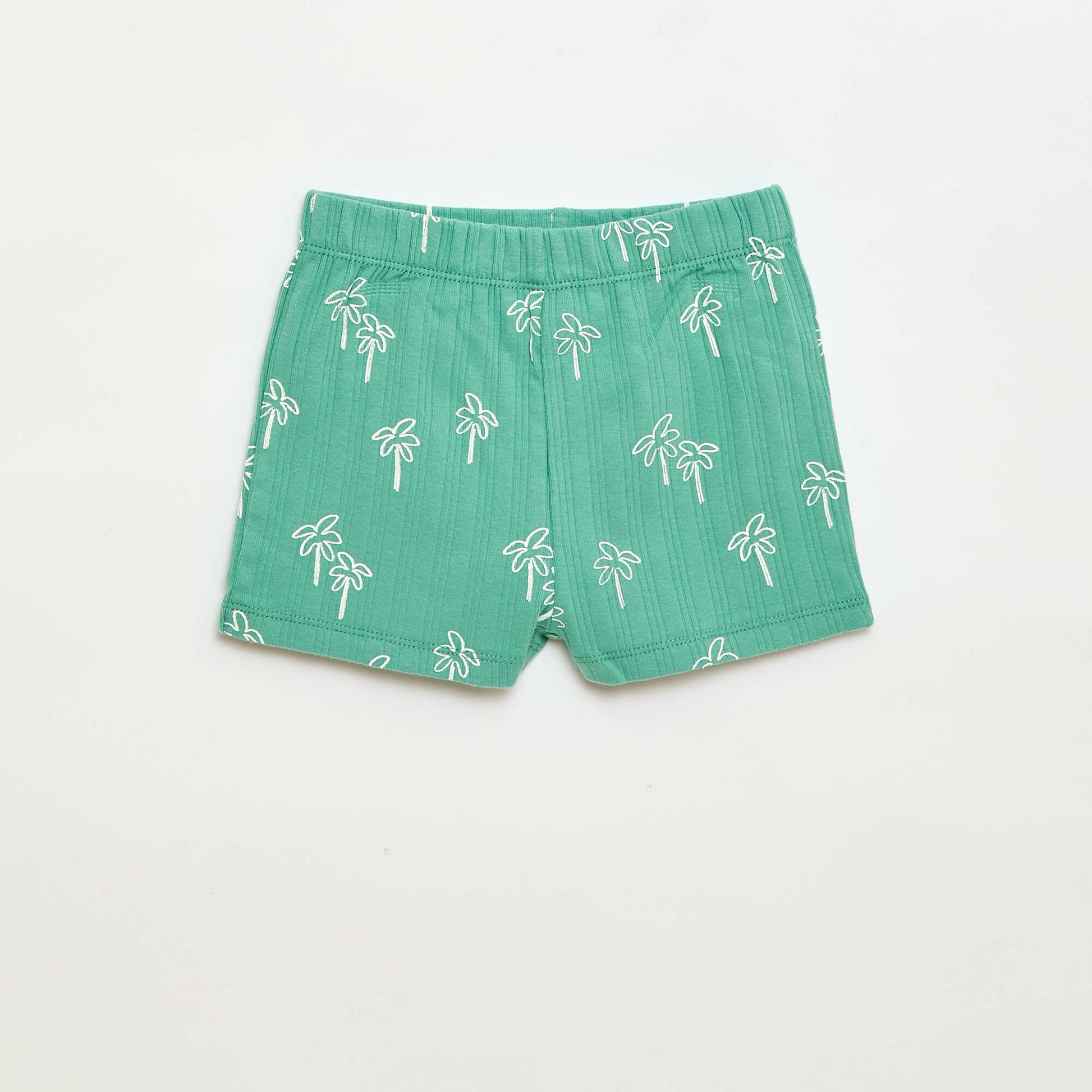Sleeveless Top & Shorts Pyjama Set - 2 Piece GREEN
