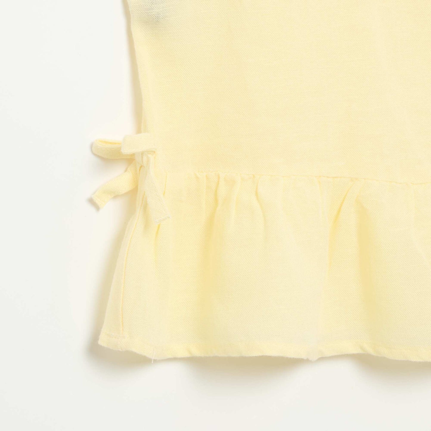 Striped blouse with fancy bows YELLOW
