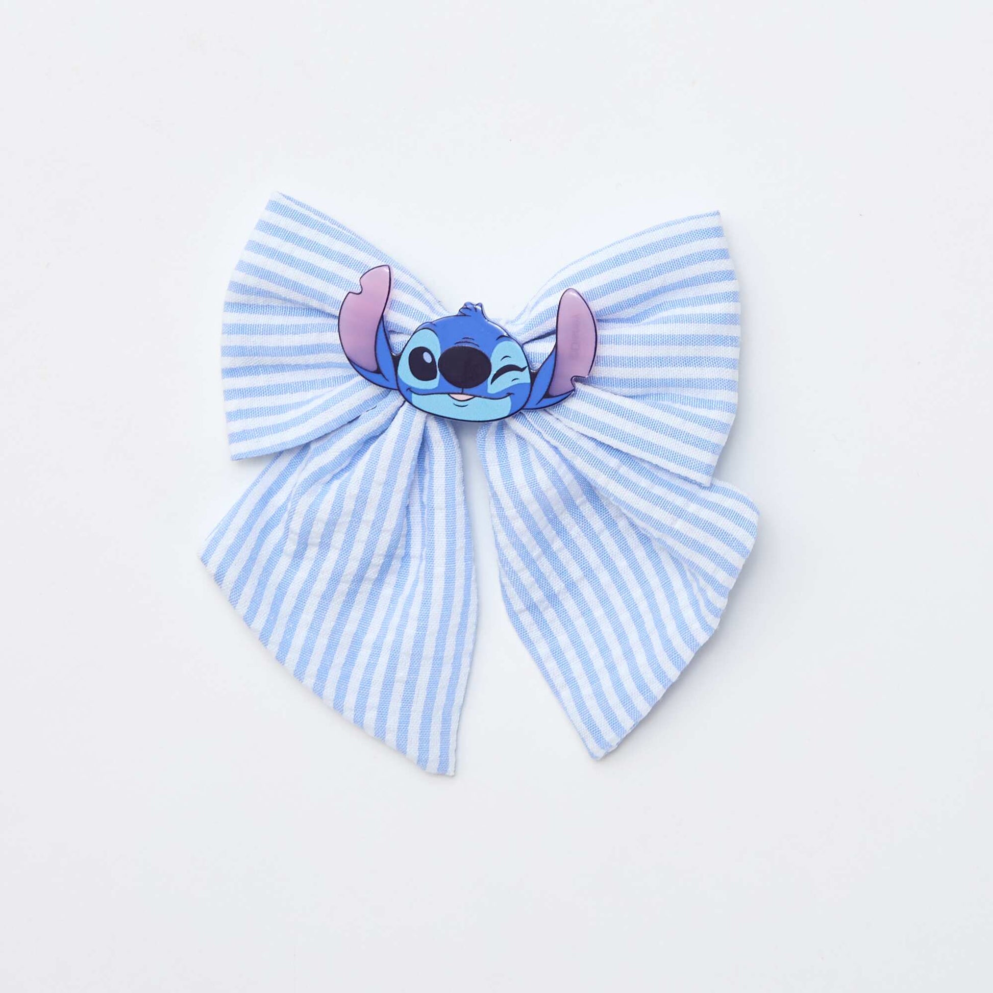 Disney Stitch Scarf-Style Bow Hair Clip BLUE
