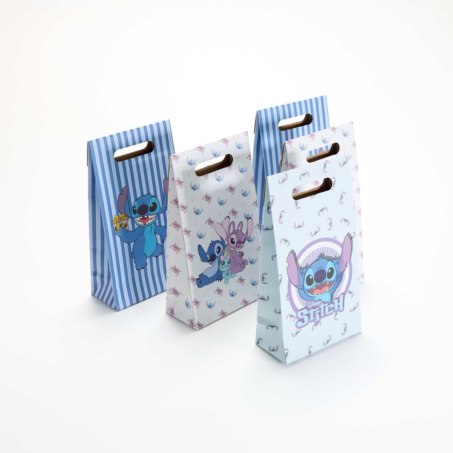 Set of 5 'Stitch' Gift Pouches by 'Disney' BLUE