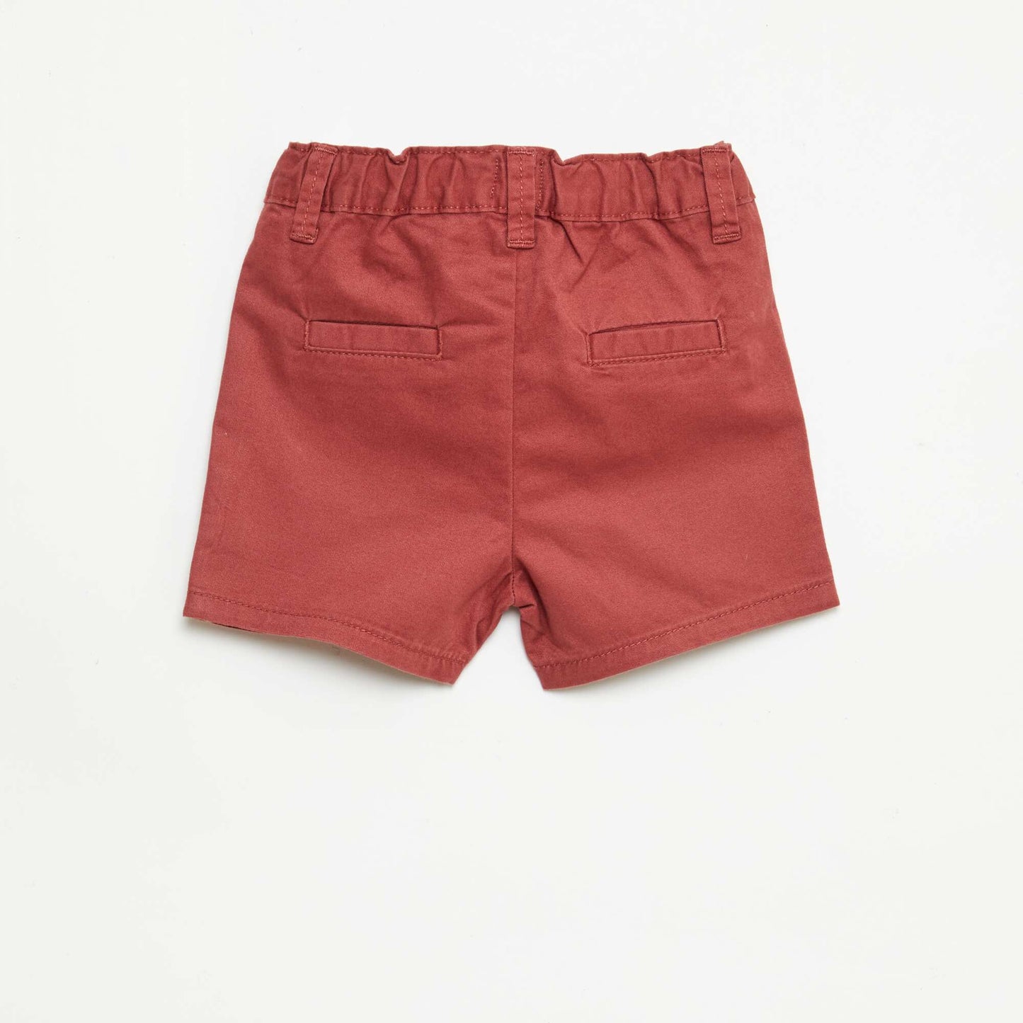 ჩინო შორტი რეგულირებადი წელით წითელი