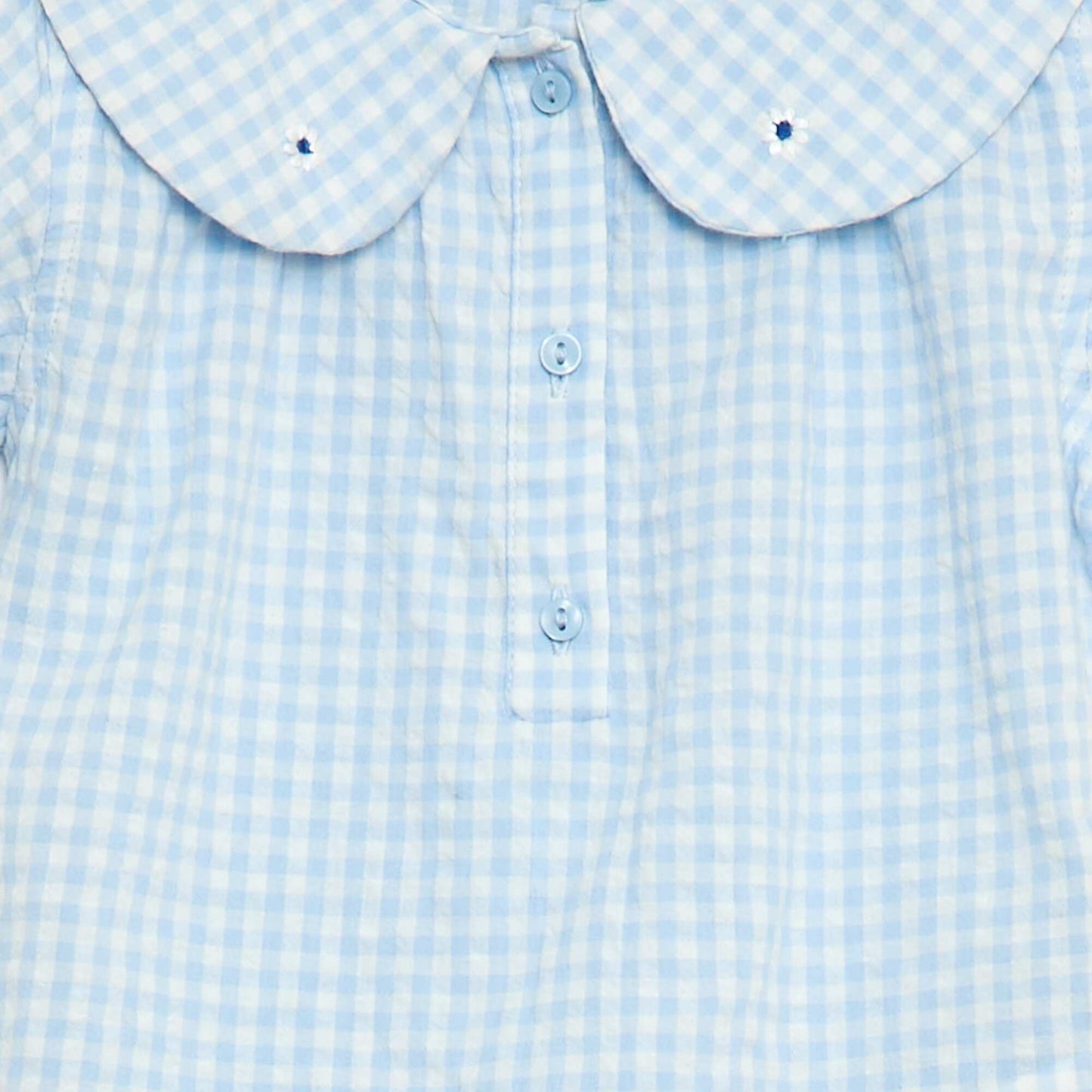 Gingham Tunic + Shorts + Headband Set GREY