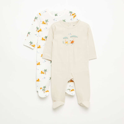2-pack 'Simba' Pajamas BEIGE