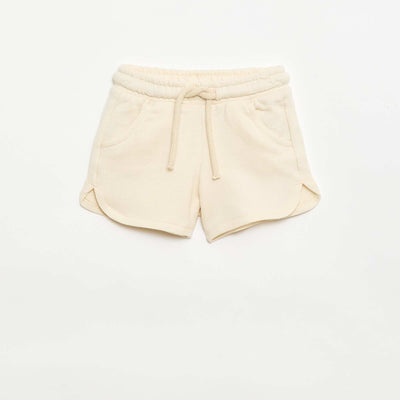 სადა მსუბუქი საწმისი შორტი თეთრი