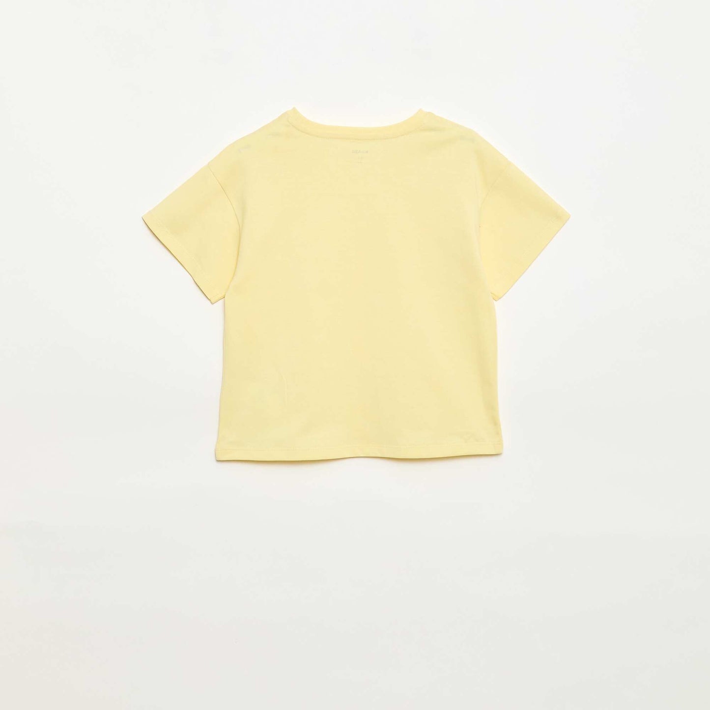 მაკრამეს ყვავილების მაისური ყვითელი