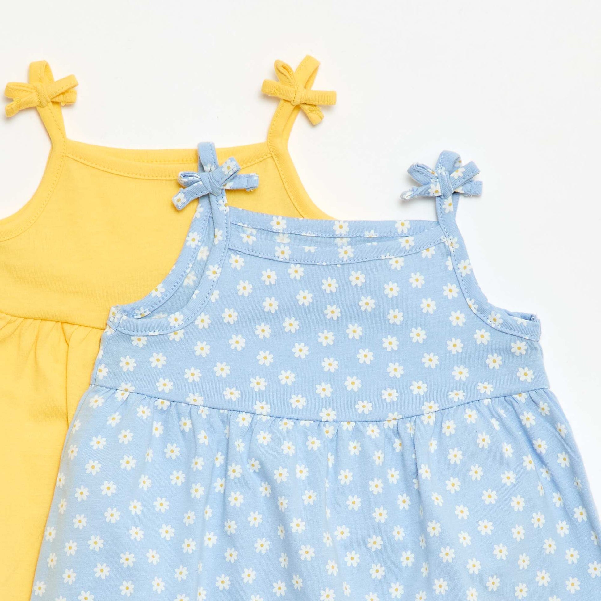 Set of 2 strap dresses BLUE