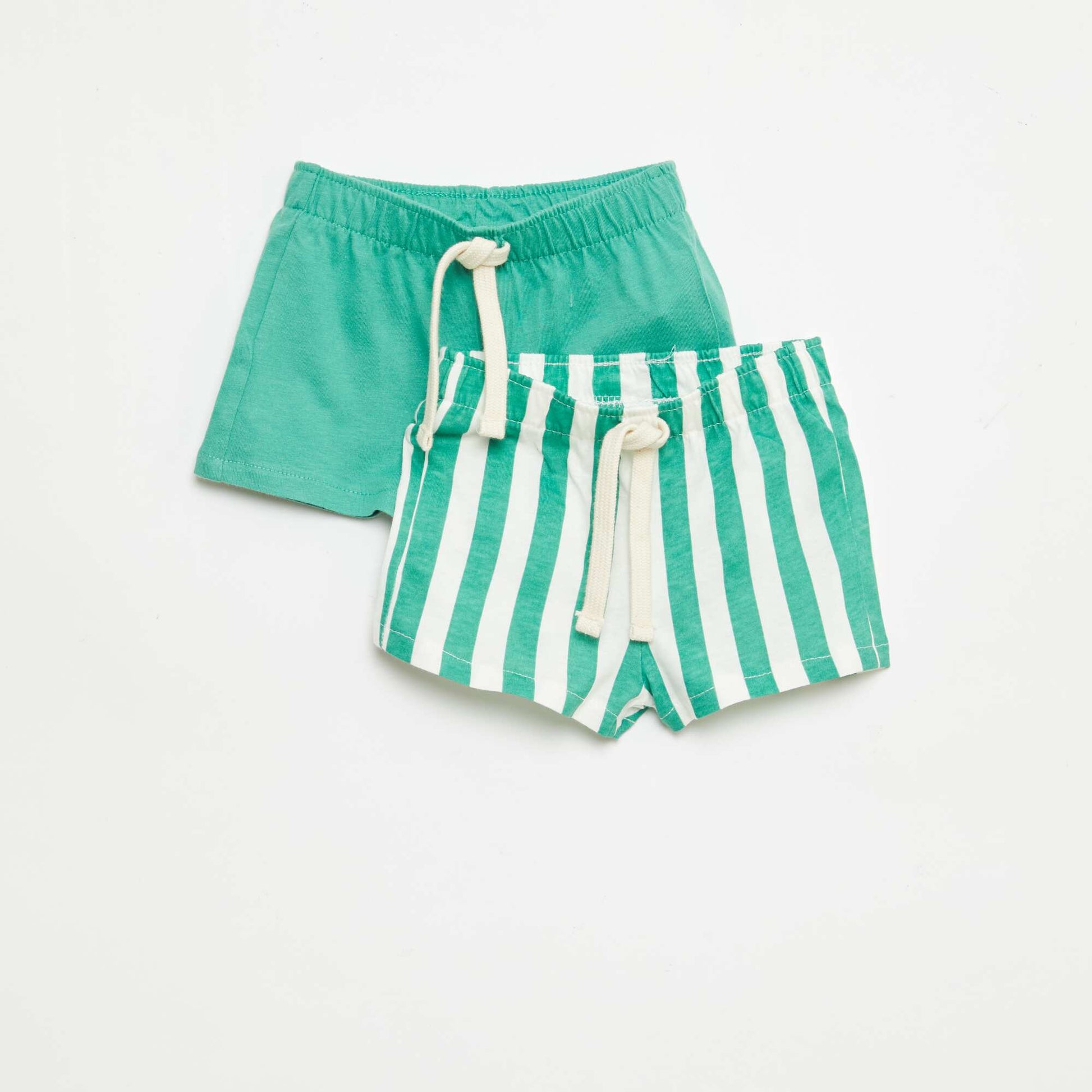 2-შეკვრიანი ჯერსი შორტი მწვანე