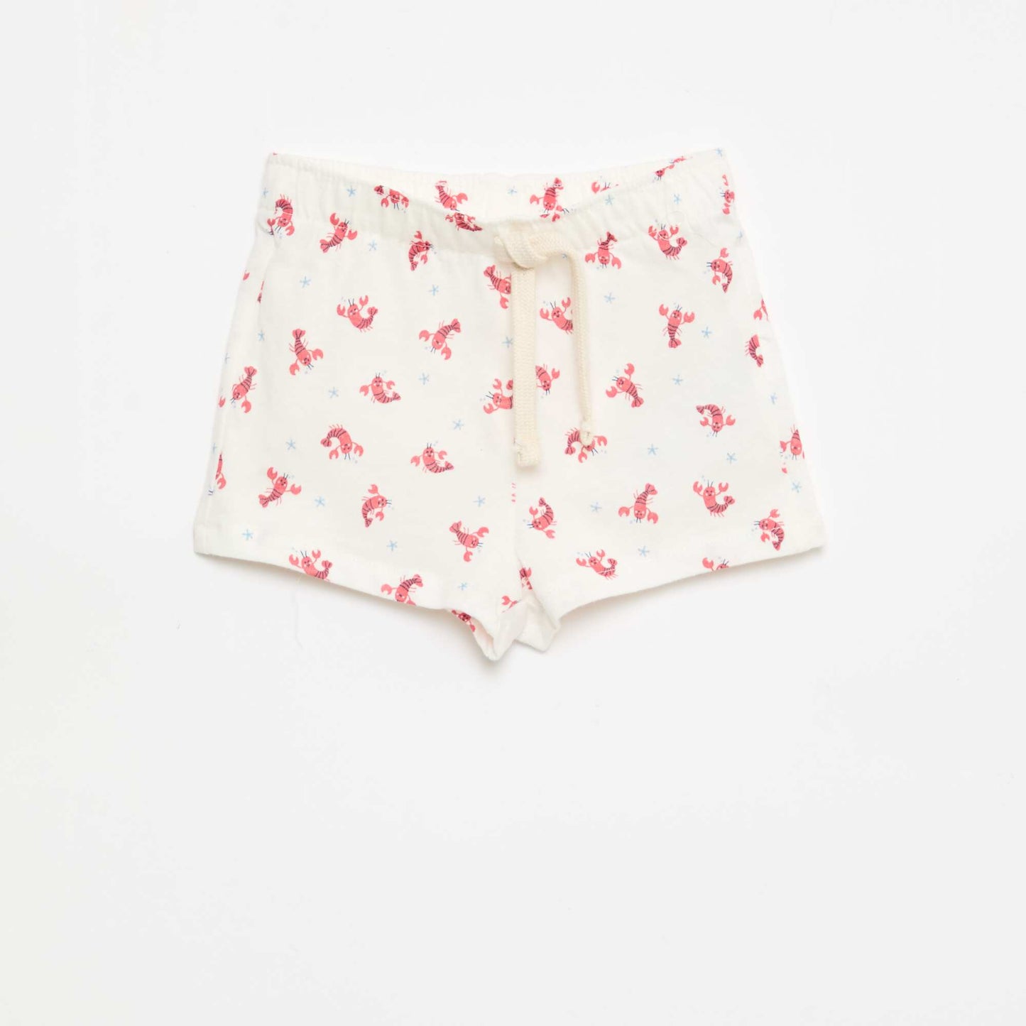 2-შეკვრიანი ჯერსი შორტი თეთრი