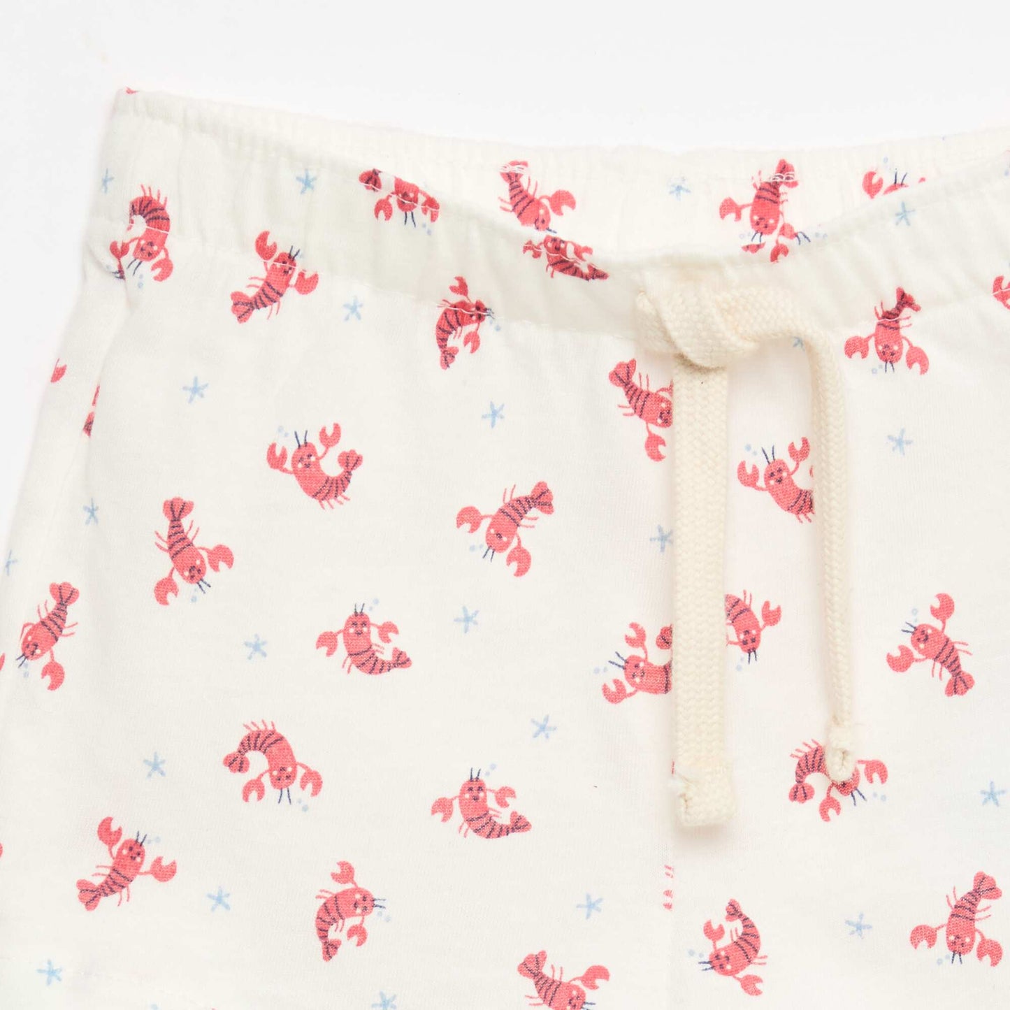 2-შეკვრიანი ჯერსი შორტი თეთრი