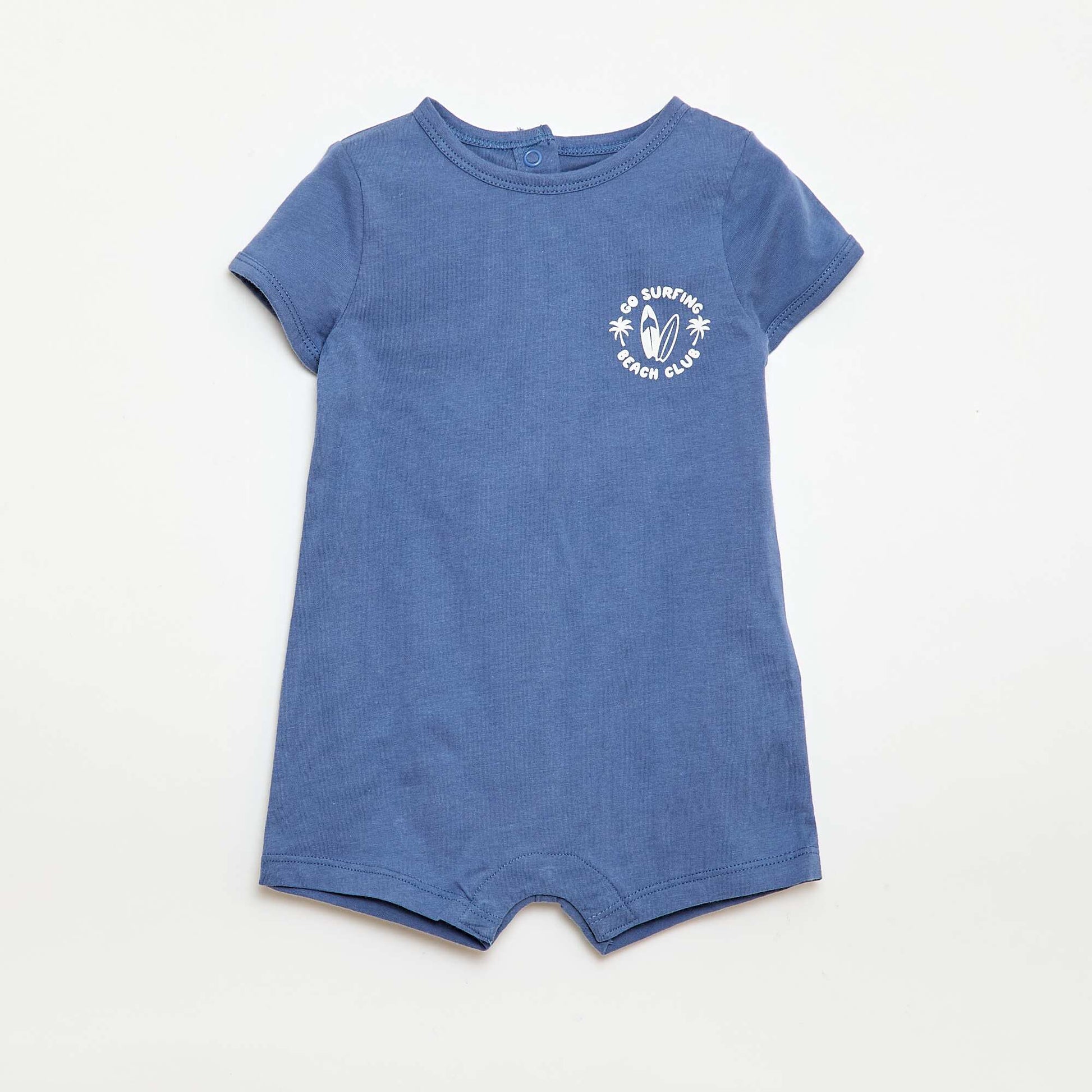 მოკლე ჯერსის ტანსაცმლის 2 შეკვრა ლურჯი