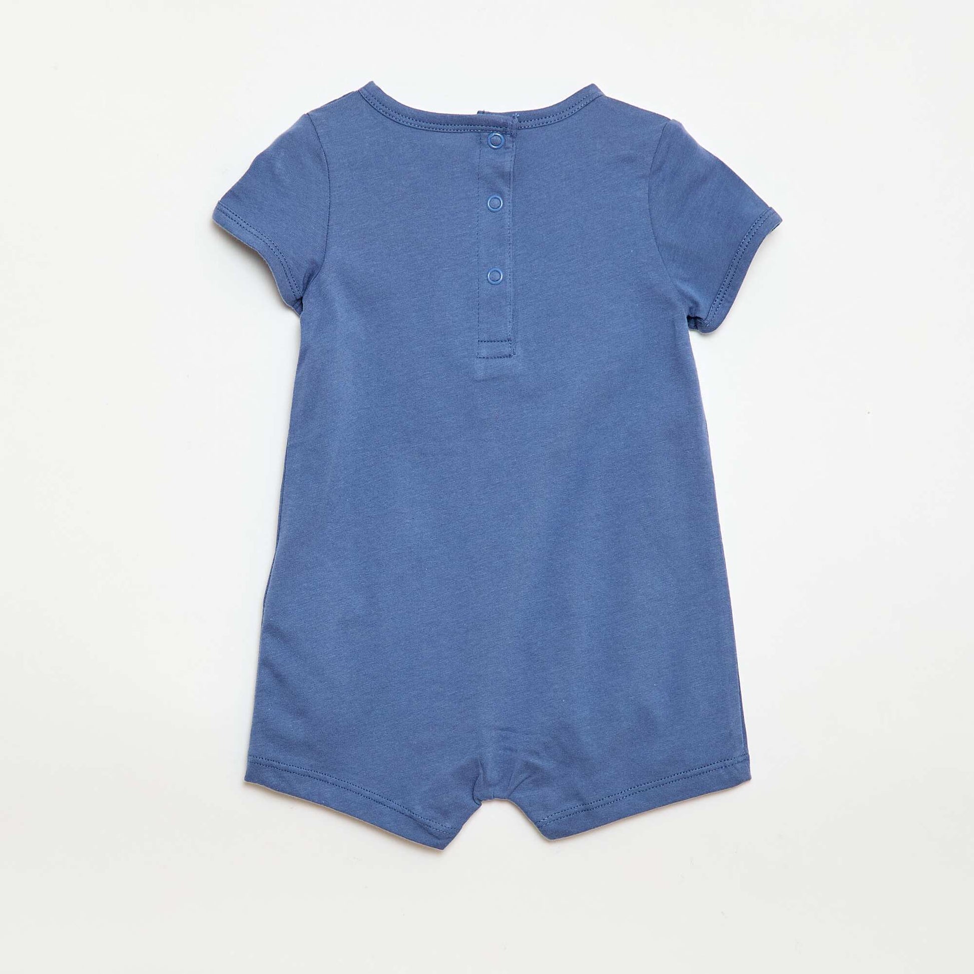 მოკლე ჯერსის ტანსაცმლის 2 შეკვრა ლურჯი