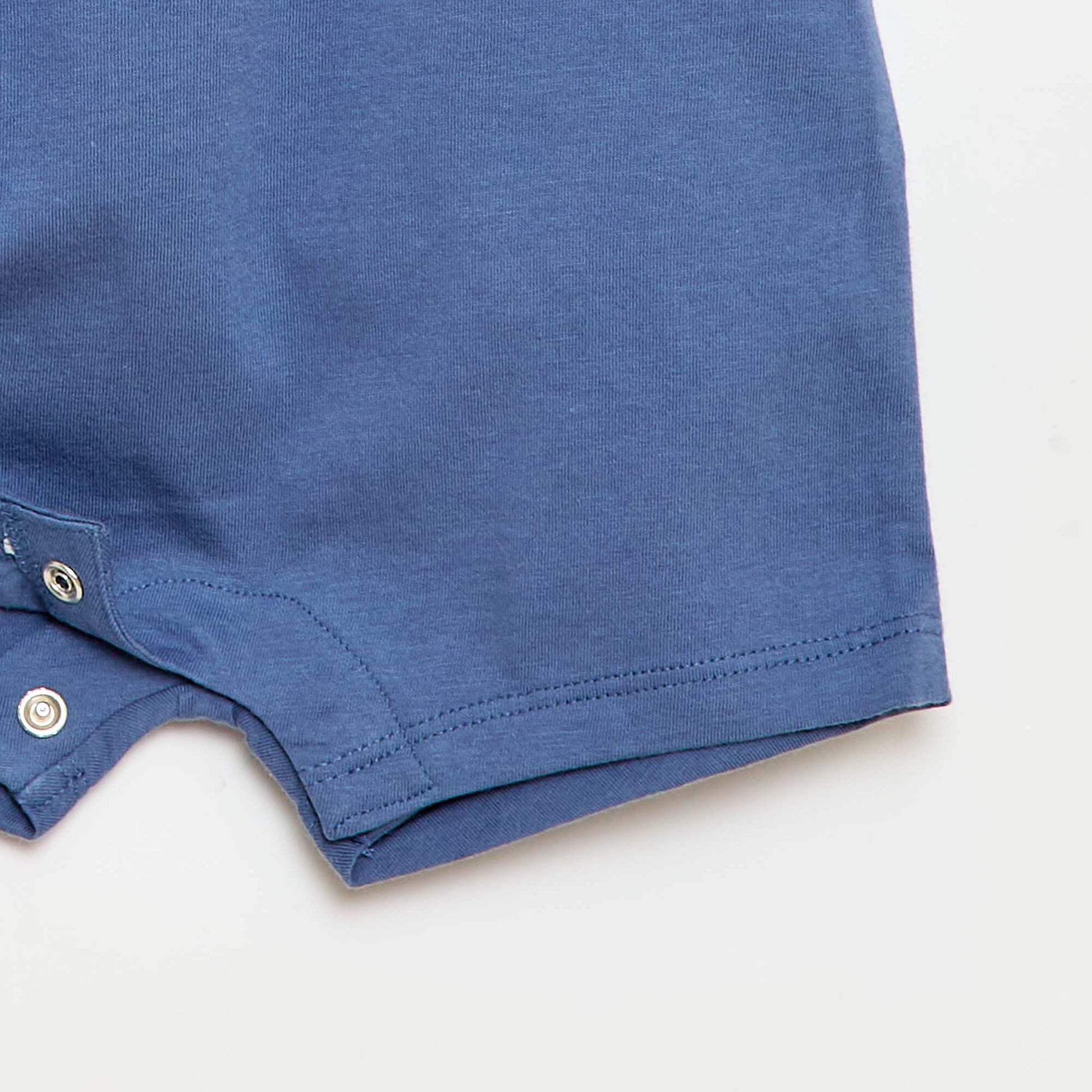 მოკლე ჯერსის ტანსაცმლის 2 შეკვრა ლურჯი