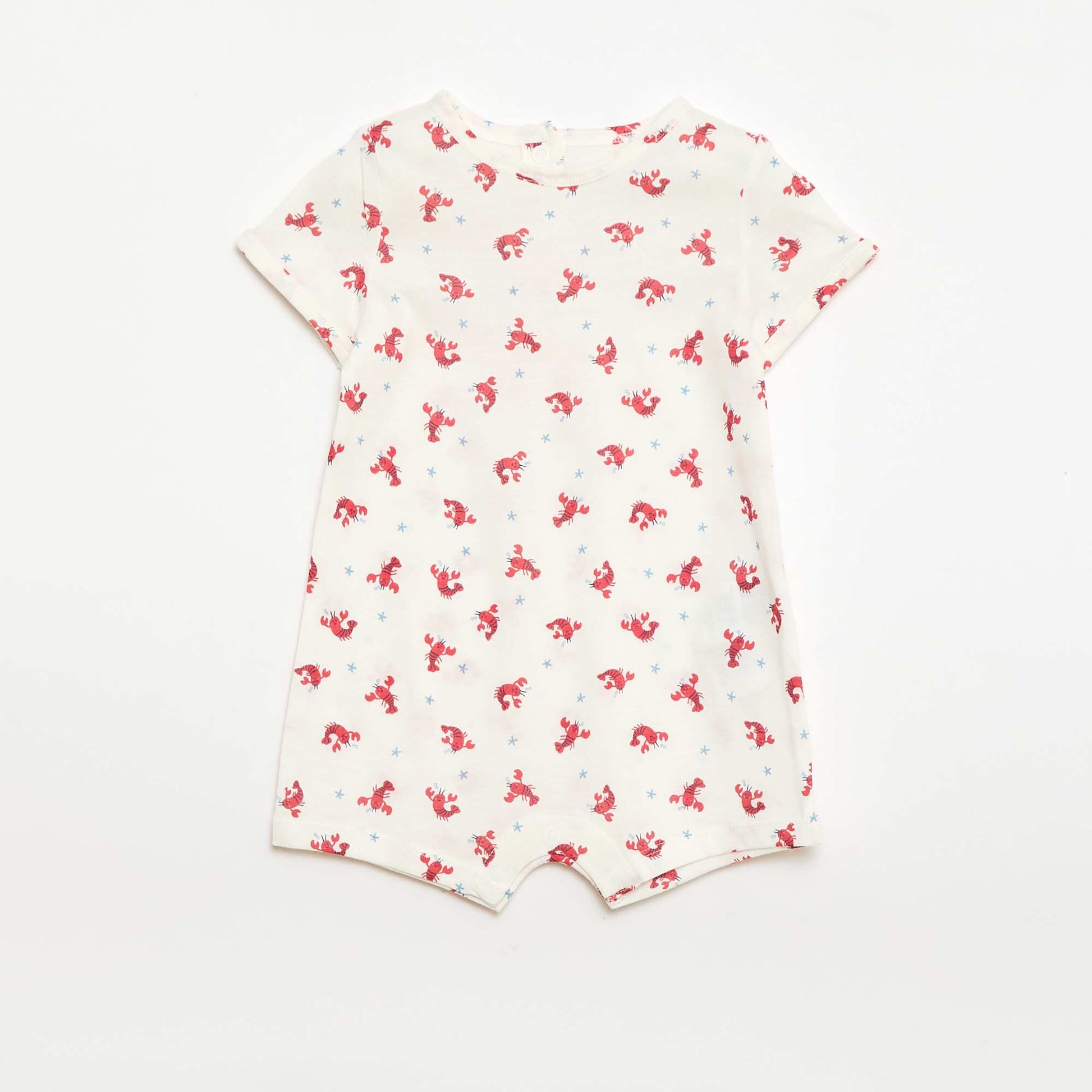 მოკლე ჯერსის ტანსაცმლის 2 შეკვრა თეთრი