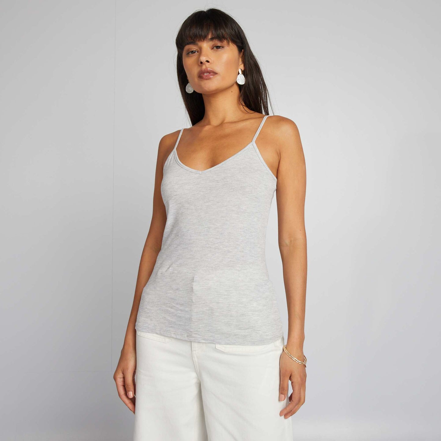 Spaghetti strap top GREY