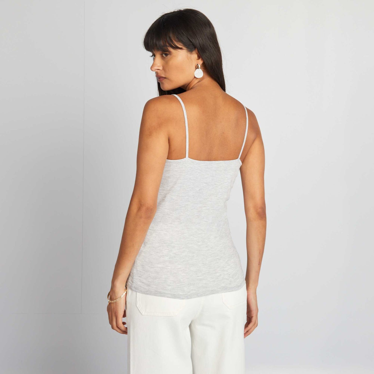 Spaghetti strap top GREY