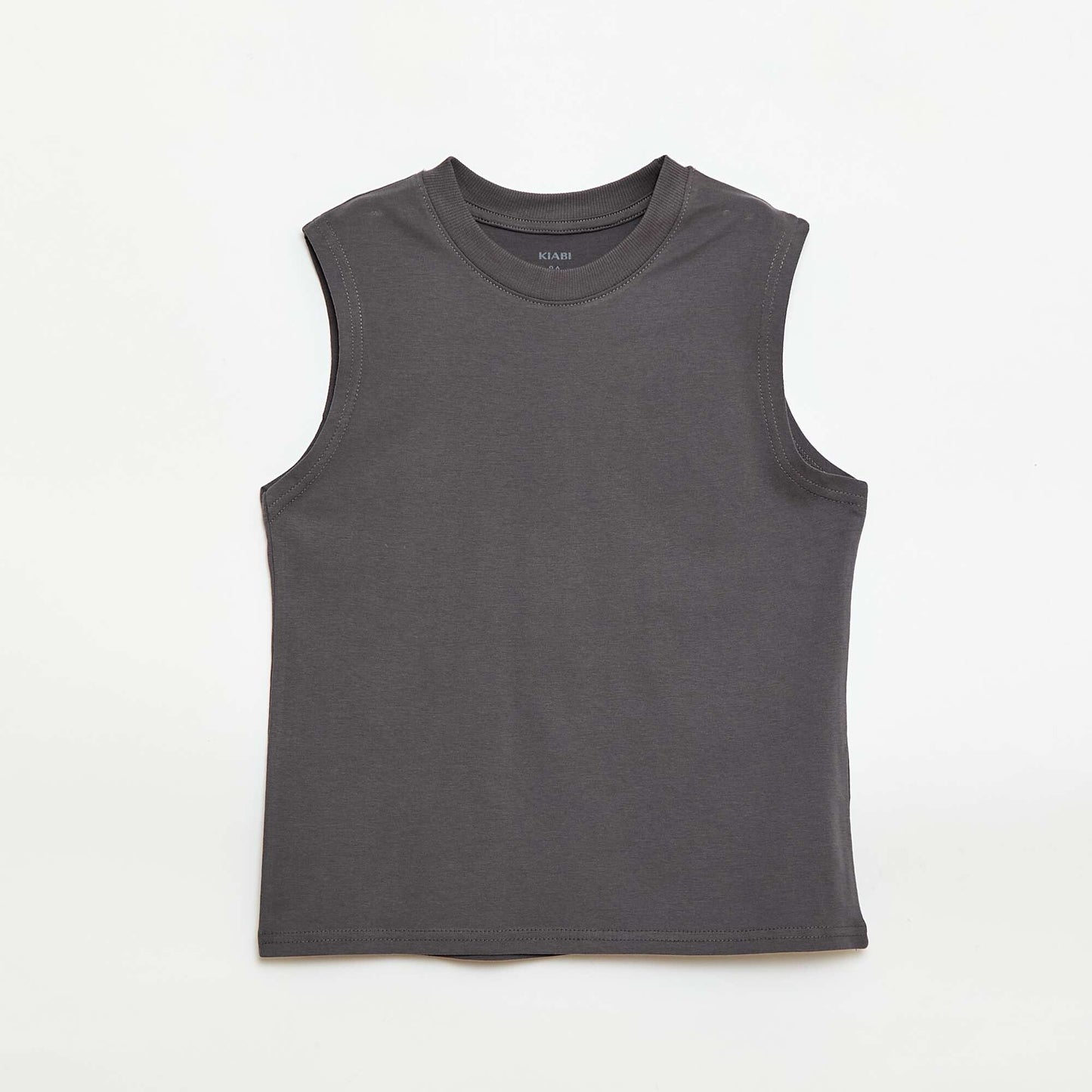 Pack of 2 round-neck tank tops YELLOW