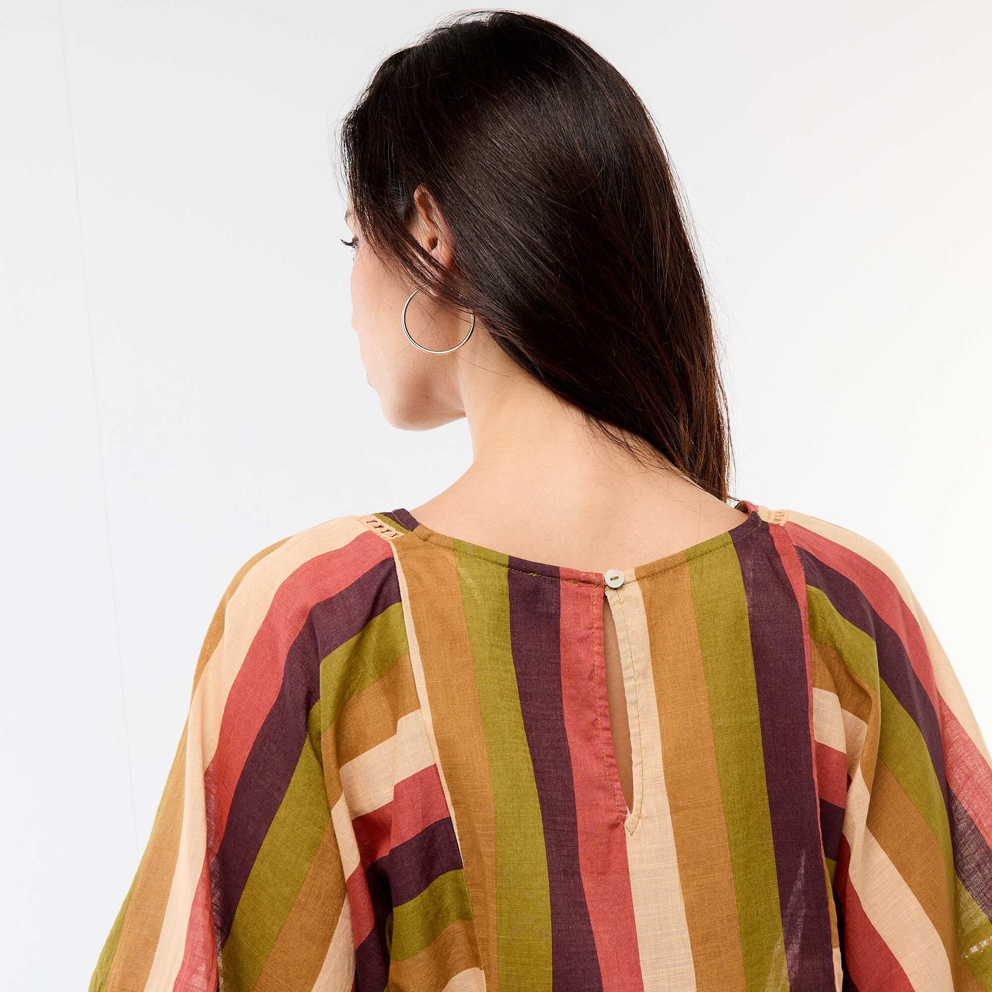 Mid-Length Beach Dress BROWN