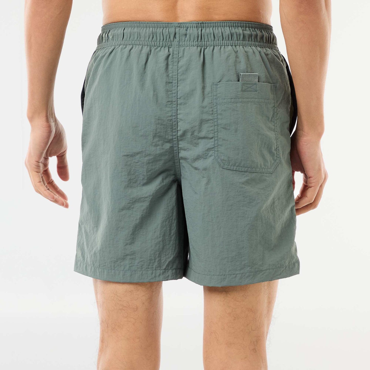 Swim shorts with large pockets GREEN