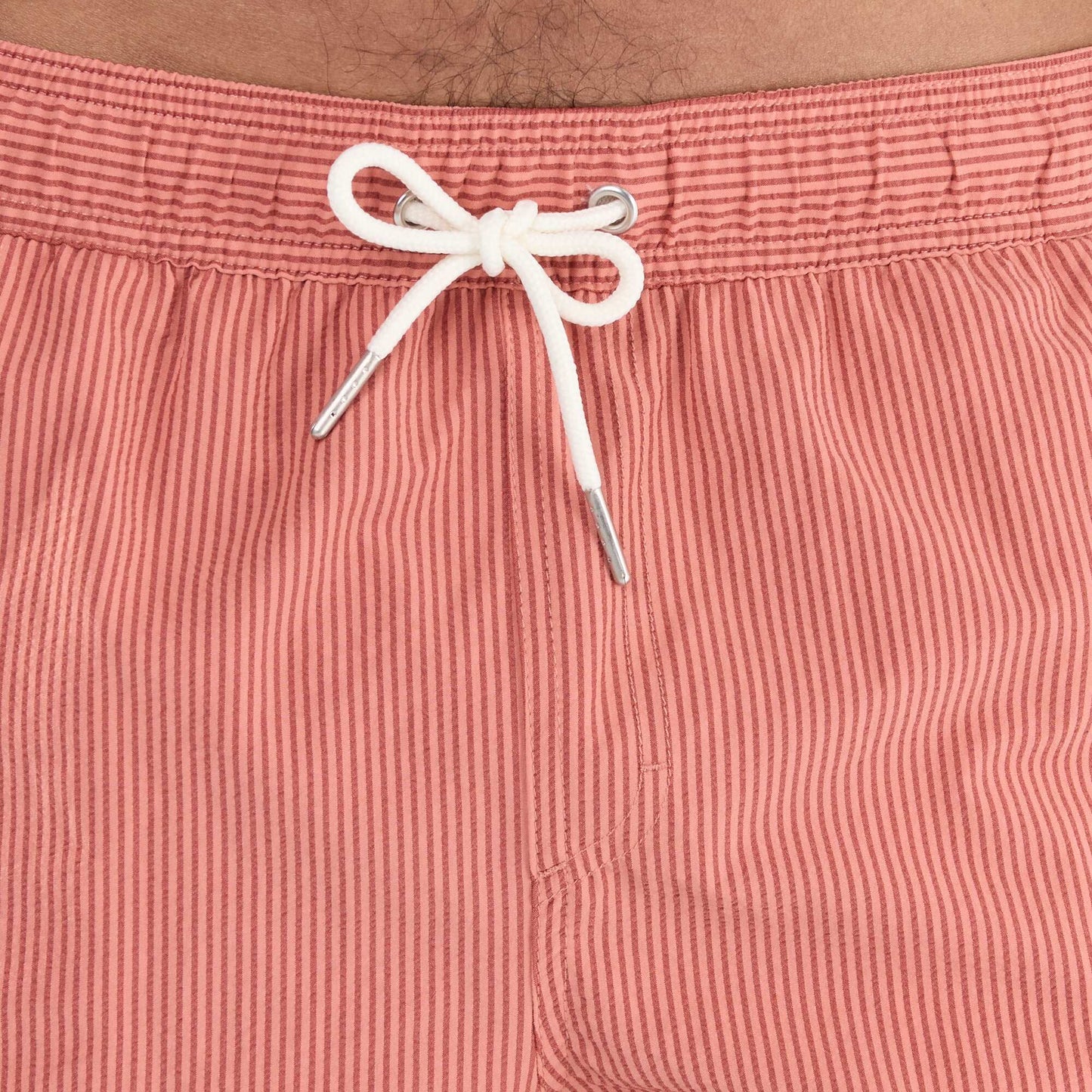 Seersucker Swim Shorts RED