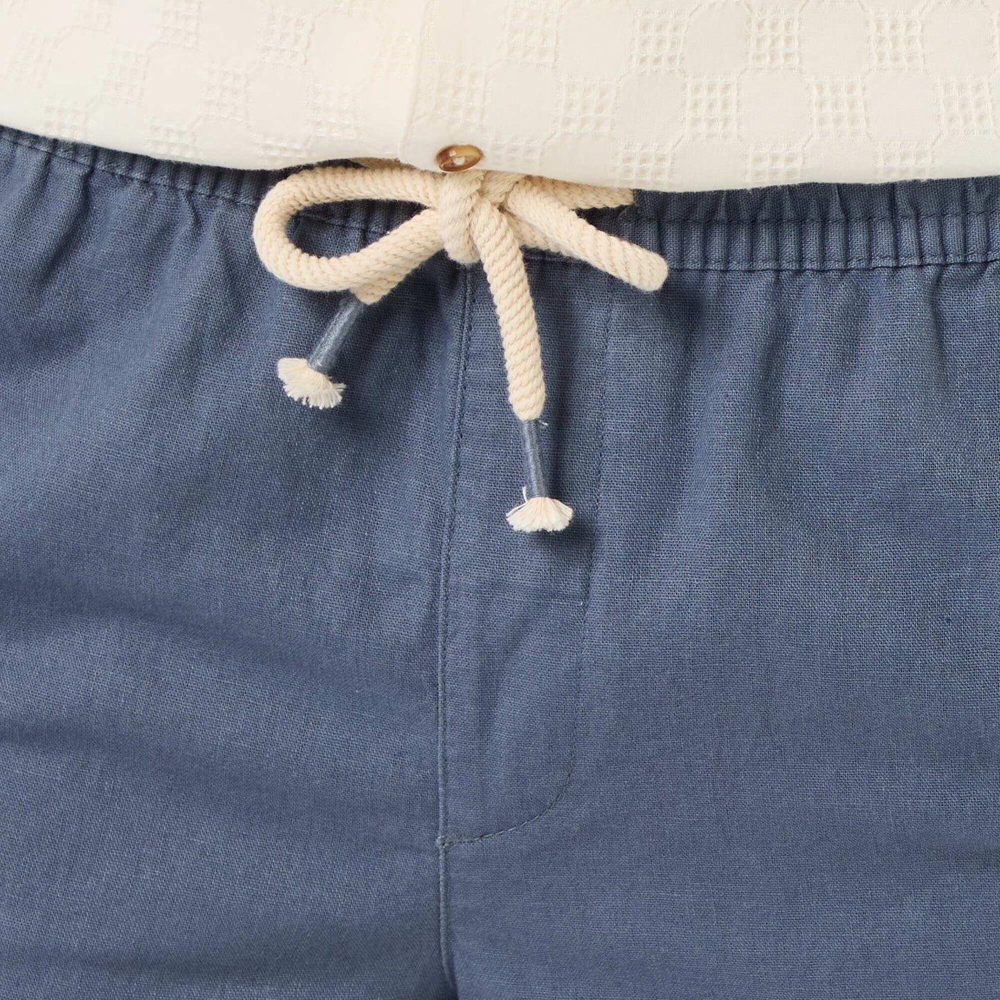 Linen-blend Bermuda Shorts GREY