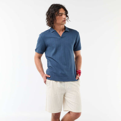 Linen-blend Bermuda Shorts WHITE