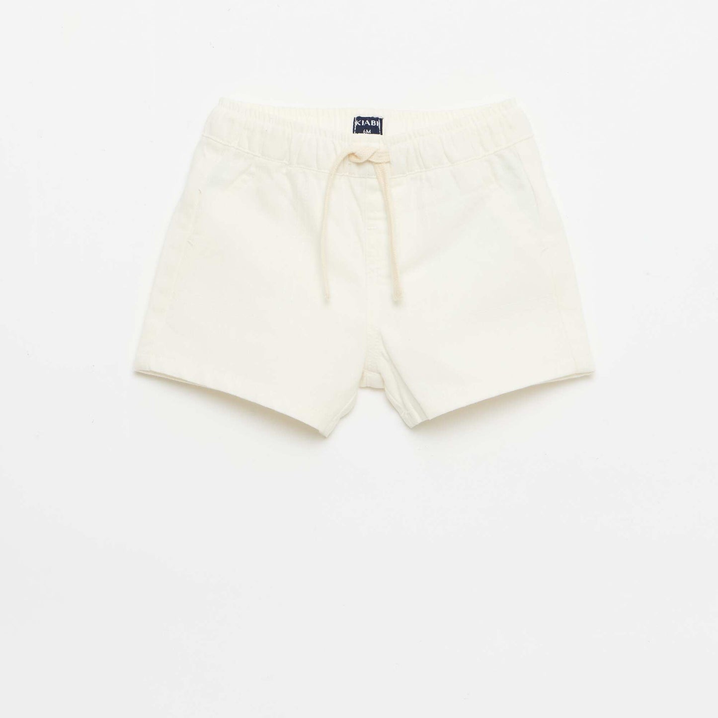 სადა ჯინსის შორტი თეთრი