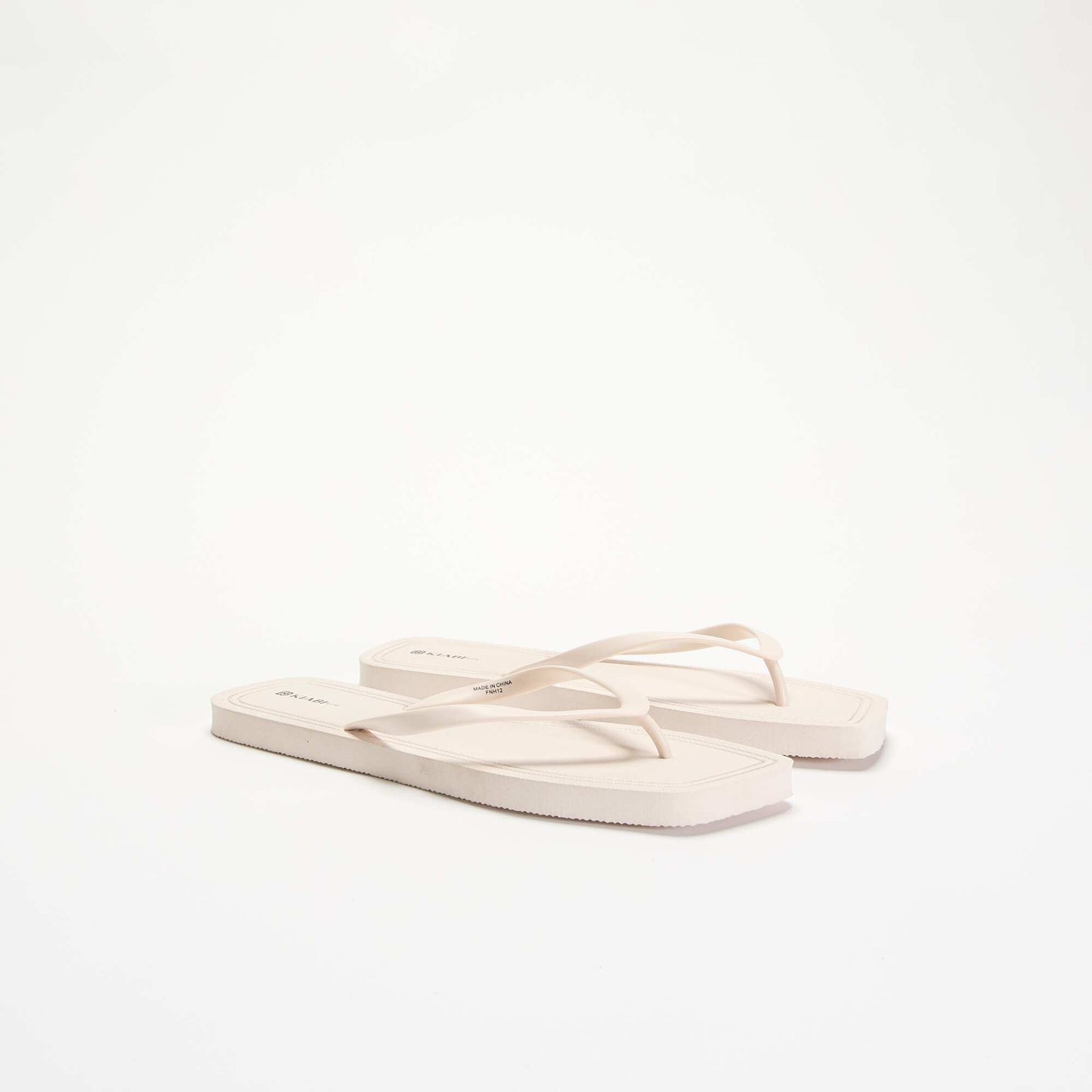 Plain flip-flops BEIGE