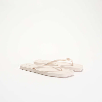 Plain flip-flops BEIGE