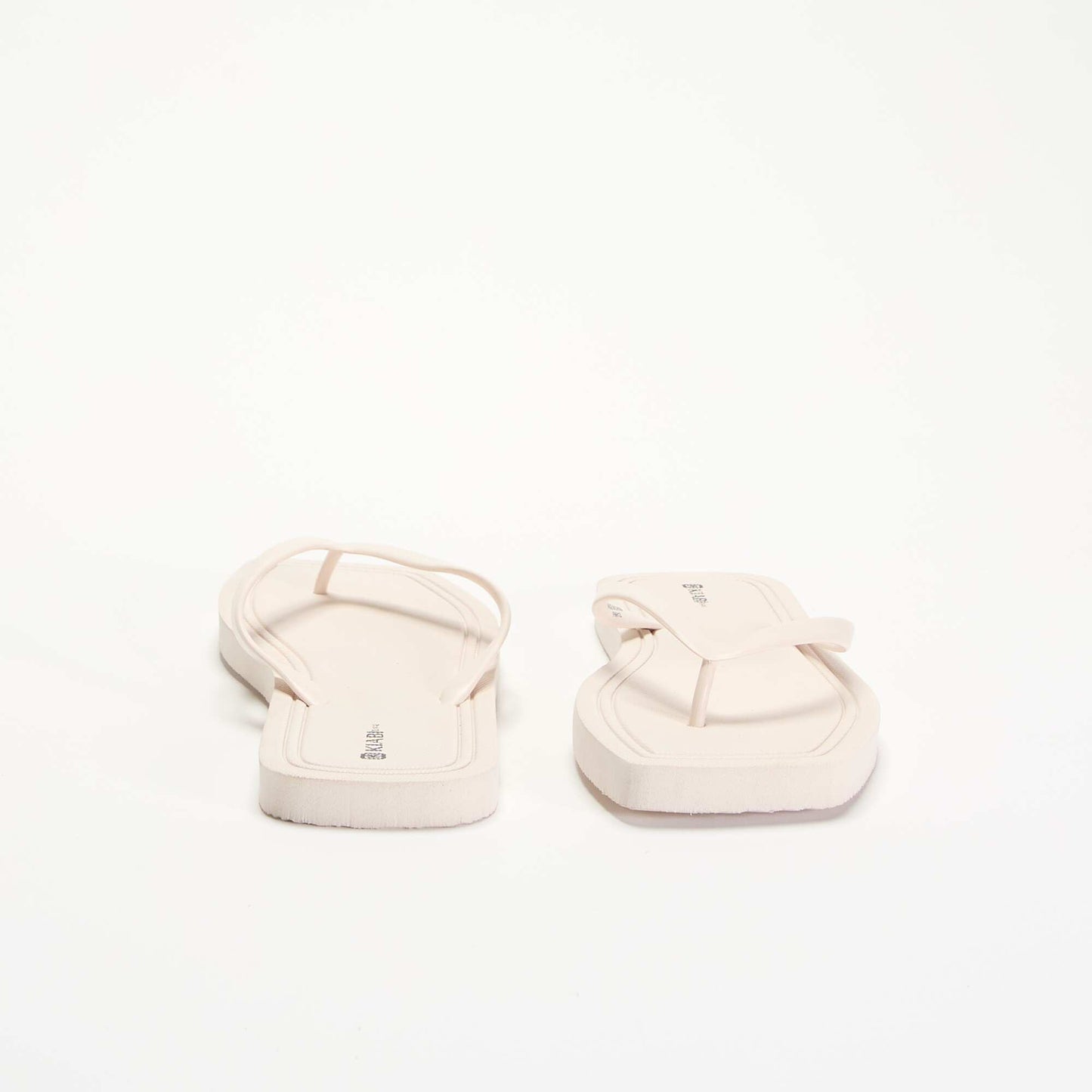 Plain flip-flops BEIGE